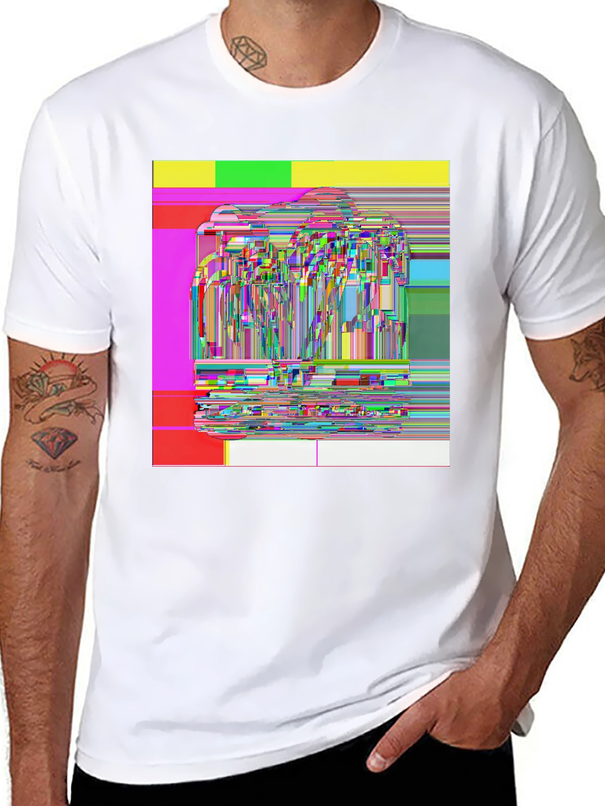 Summer Vibes Tee – Palm tree sunset