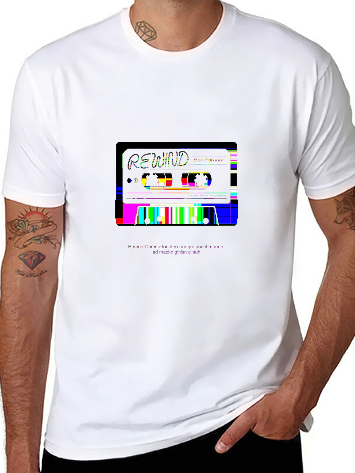 Retro Rewind Tee – Vintage cassette tape
