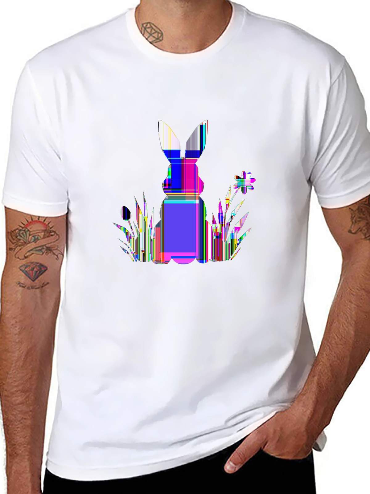 Holiday Spirit Tee – Easter bunny eggs