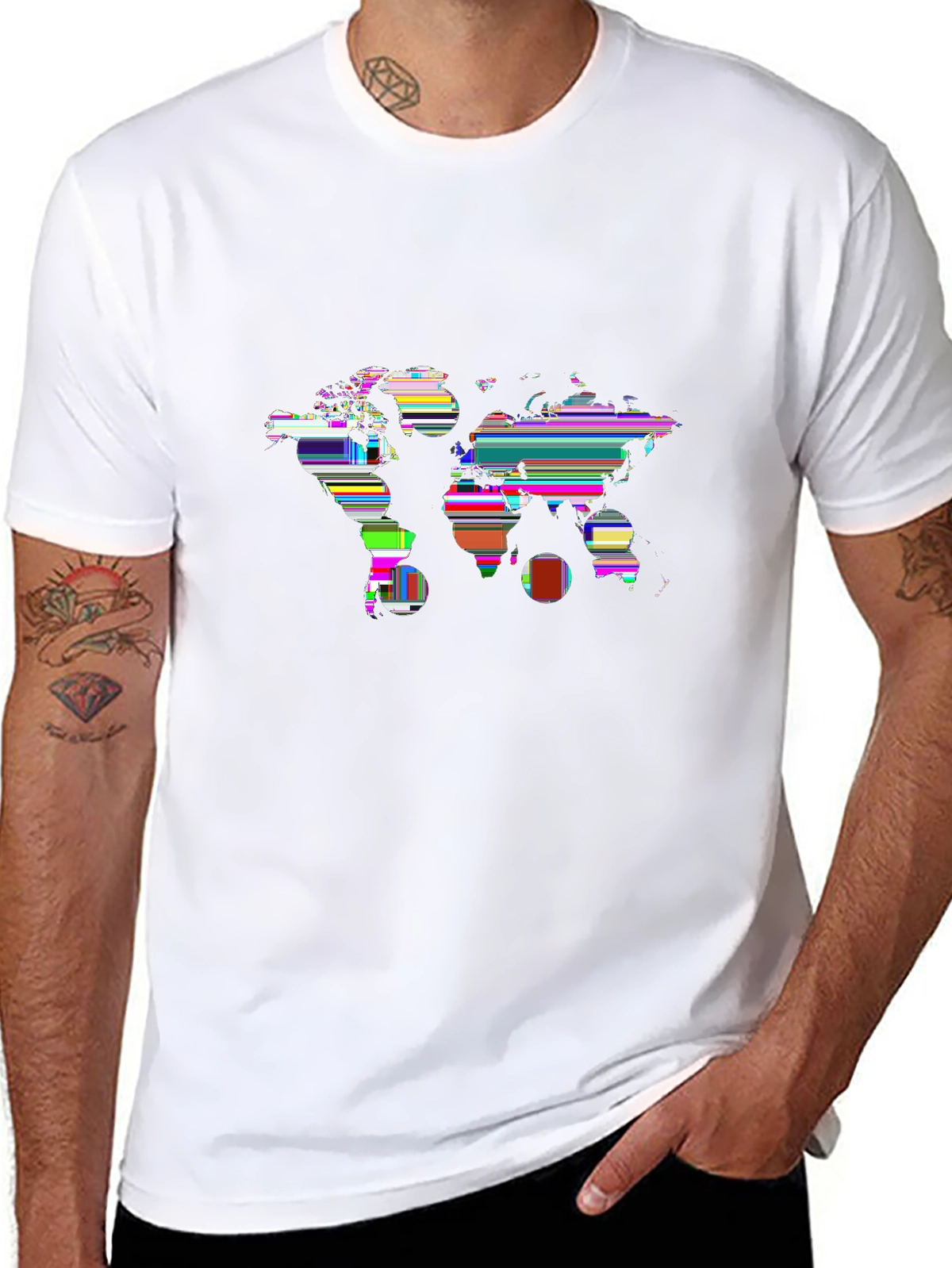 Soccer Fever Tee – World map with