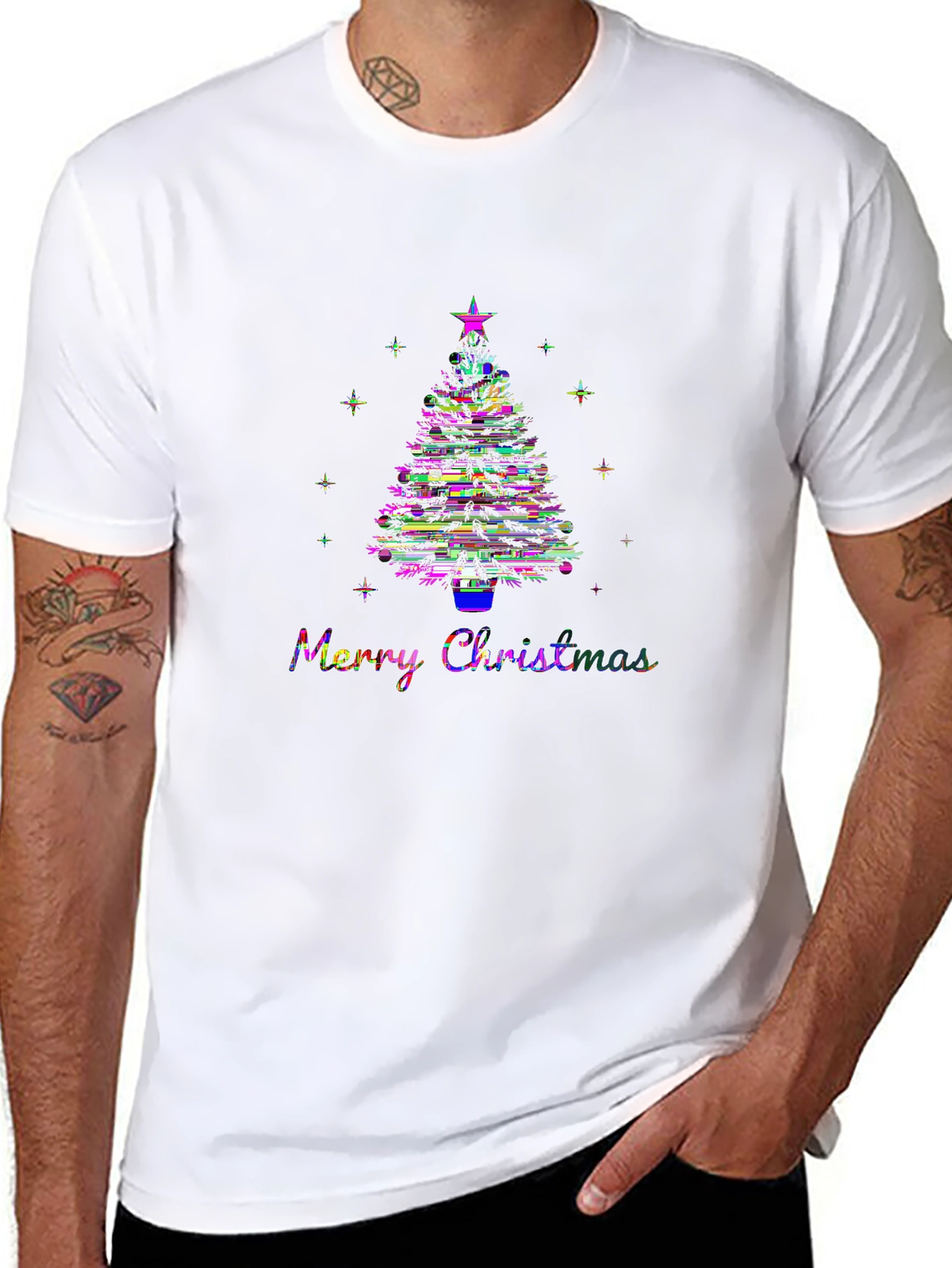 Holiday Spirit Tee – Christmas tree with
