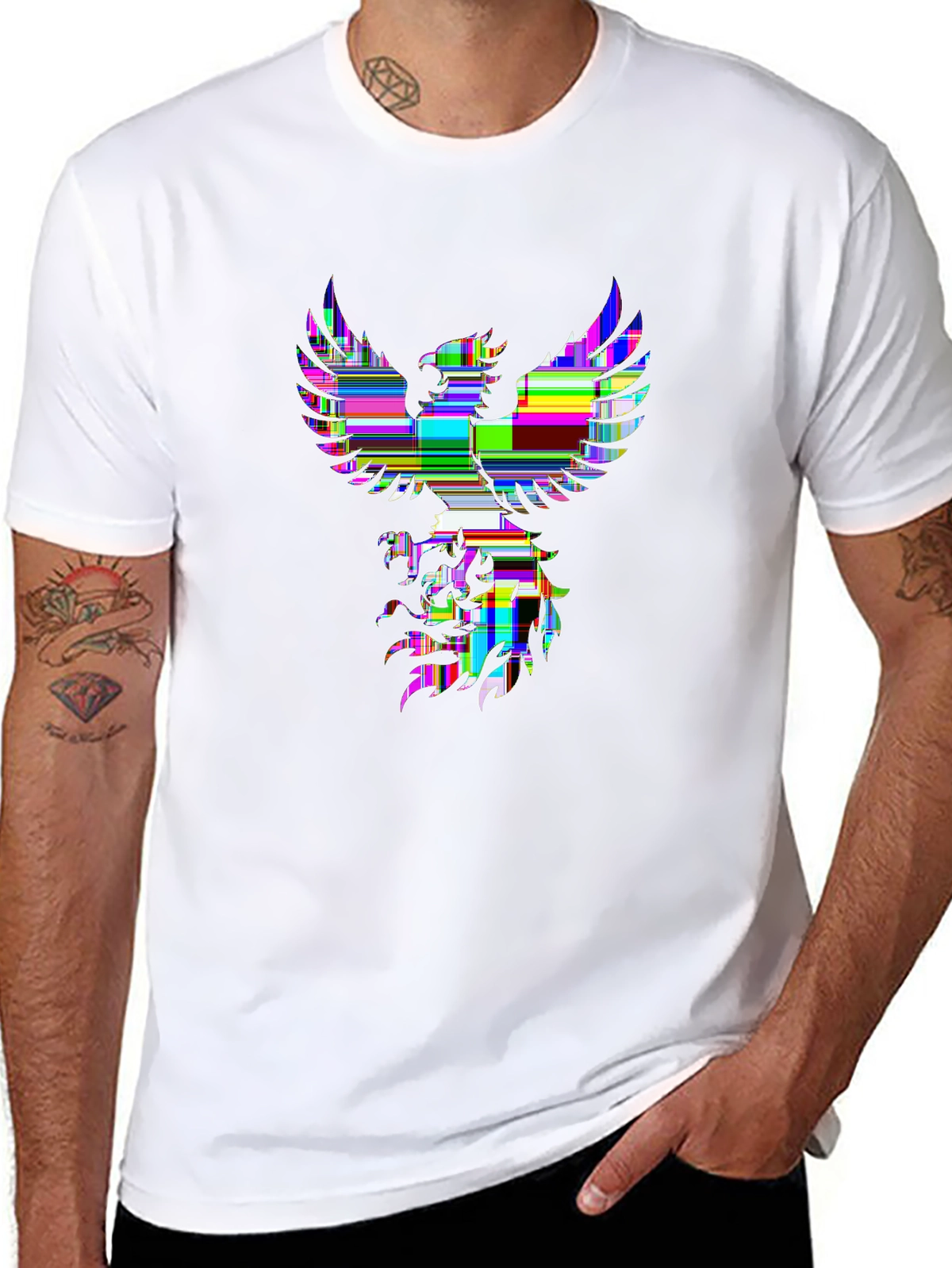 Mythical Legends Tee – Phoenix rising, flames