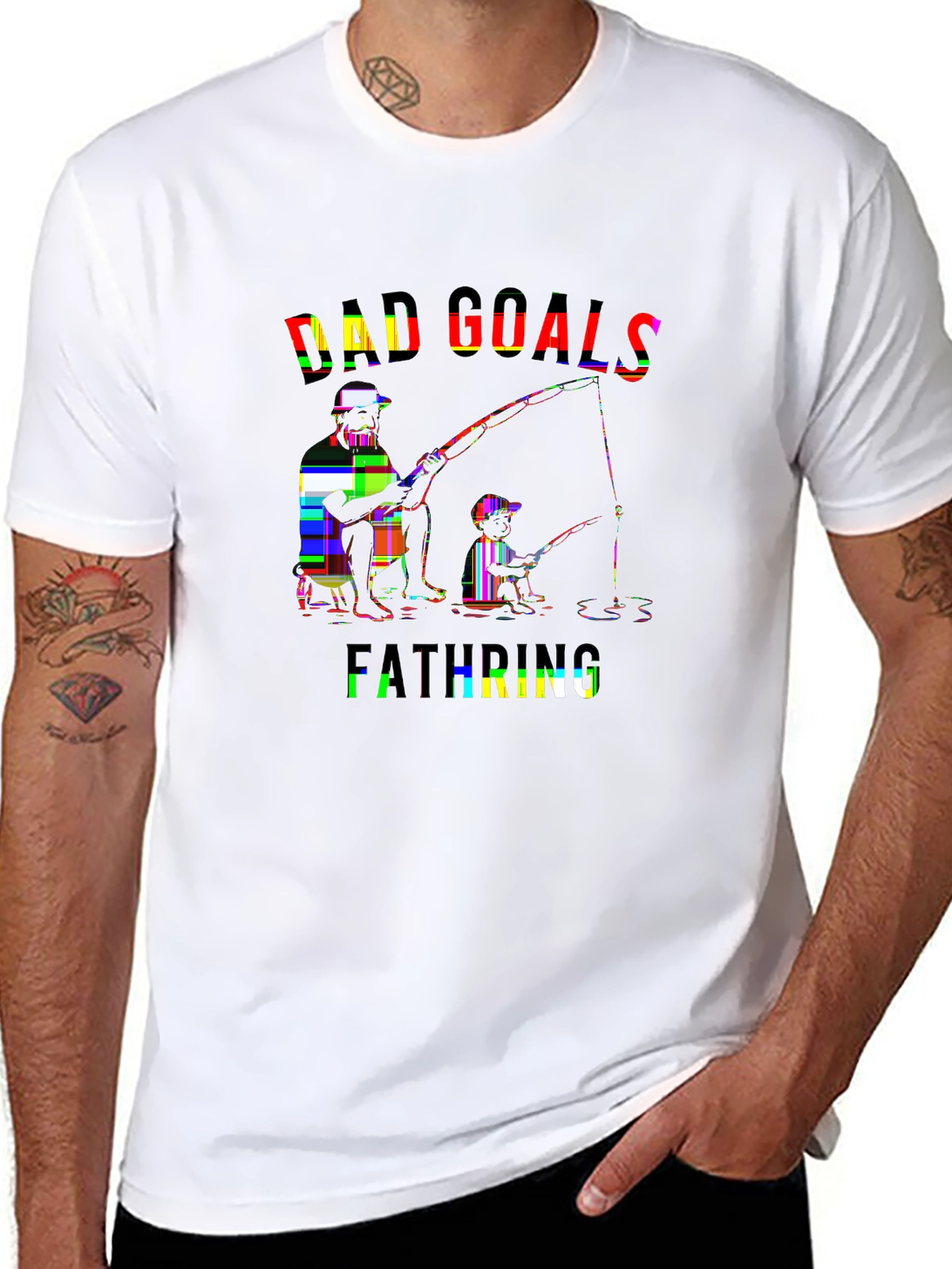 Family First Tee – Dad and child