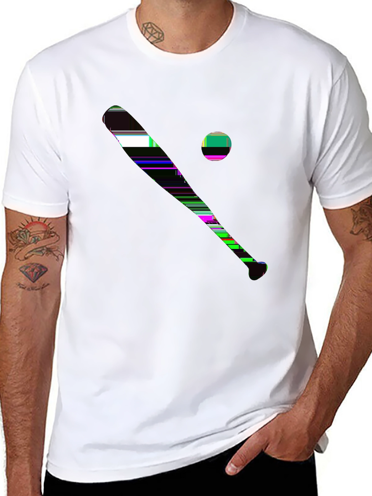Game Day Premium Tee – Baseball bat and