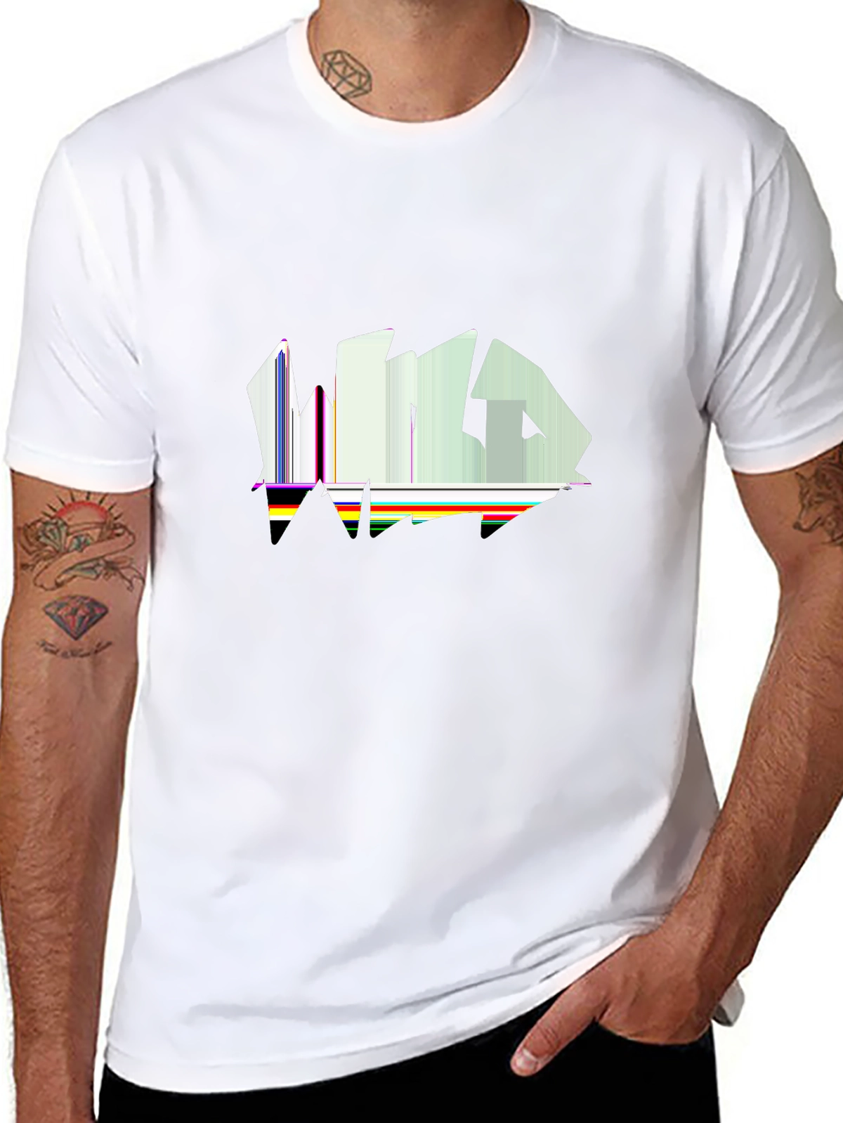Minimal Statement Tee – Bold 'WILD' with