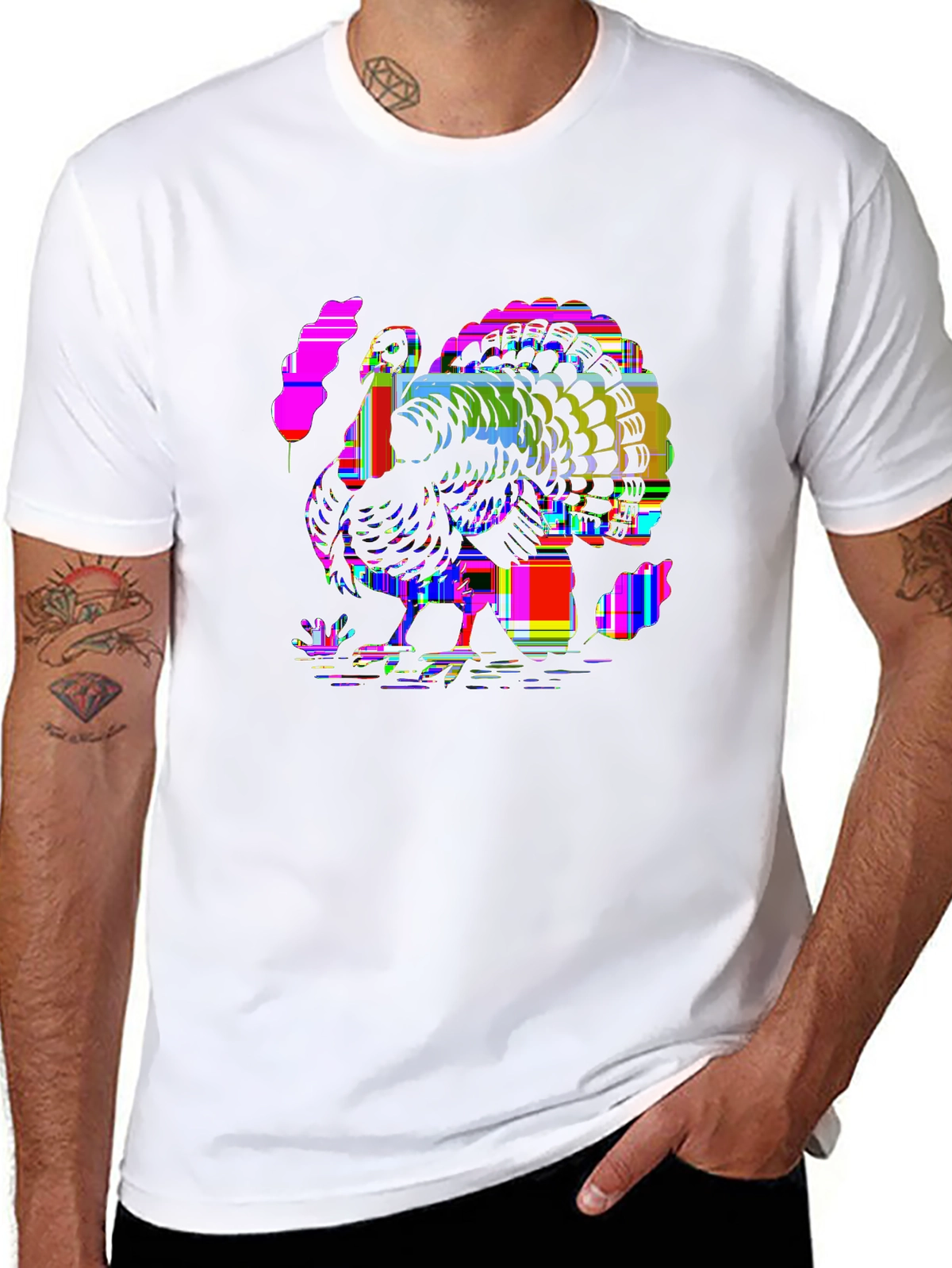 Holiday Spirit Tee – Turkey autumn, 'GIVE
