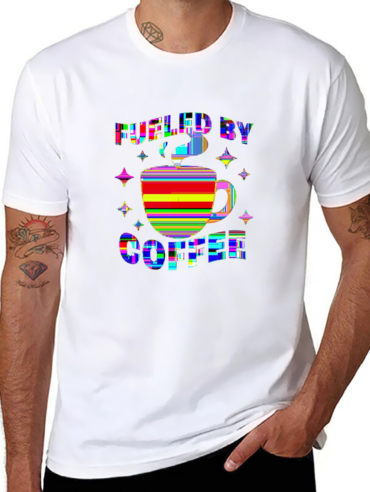 Foodie Vibes Tee – Coffee cup with