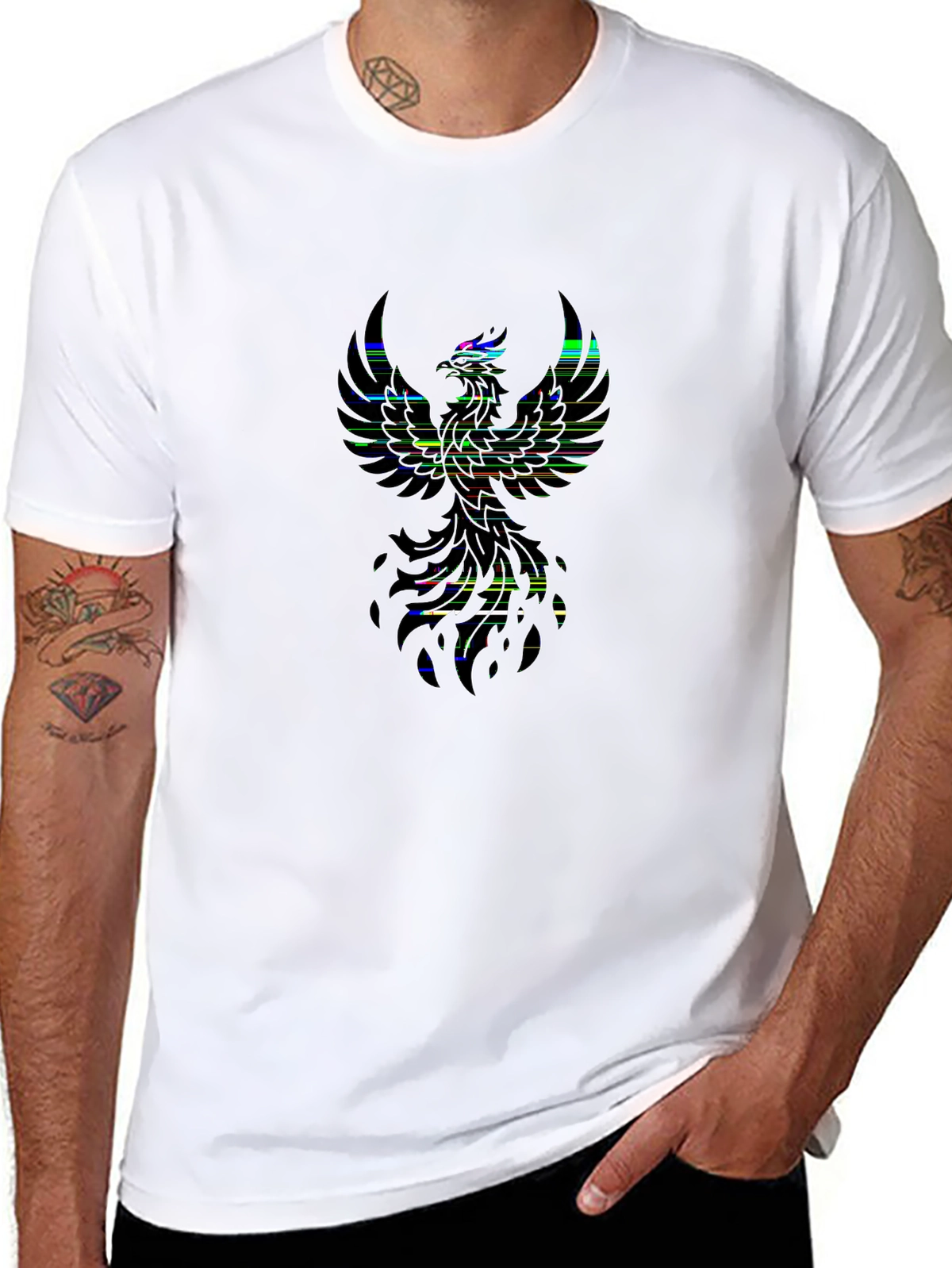 Mythical Legends Tee – Phoenix rising, flames