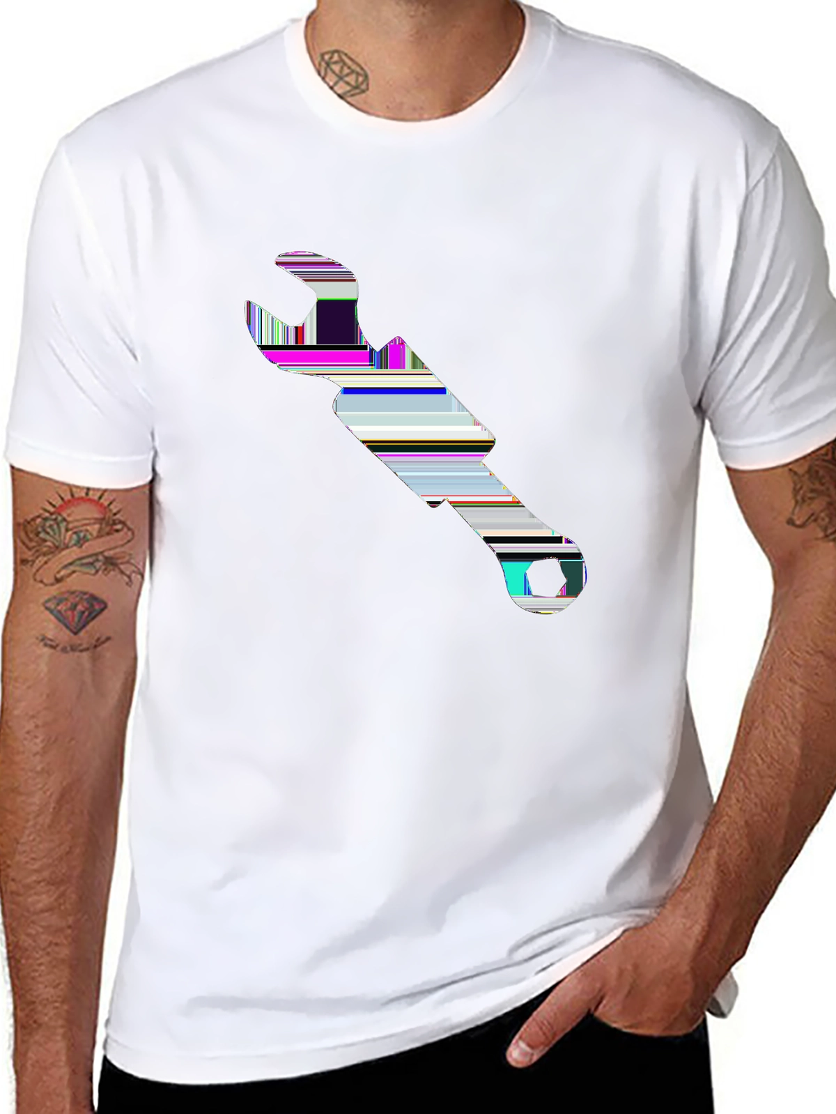 Side Hustle Tee – Tool wrench, builder