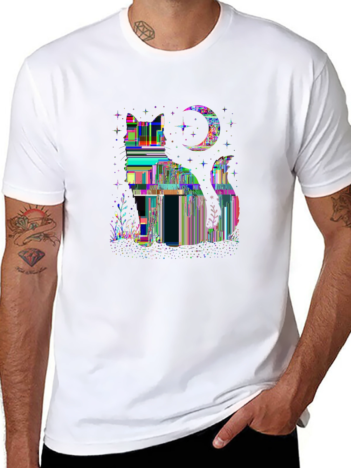 Pet Parent Tee – Black cat silhouette