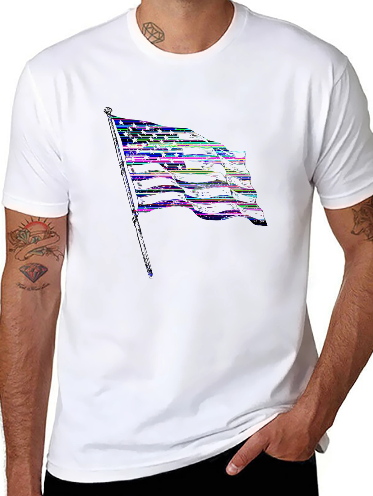 American Pride Tee – American flag with