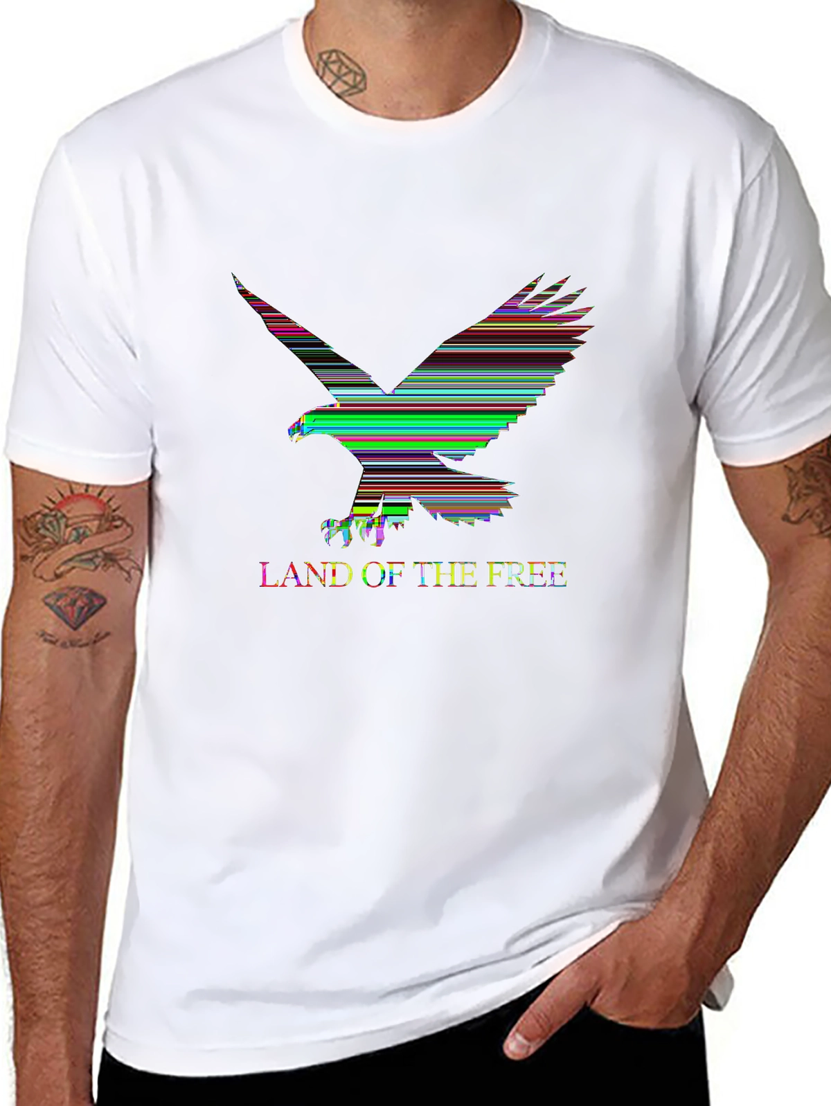 American Pride Tee – Bald eagle soaring