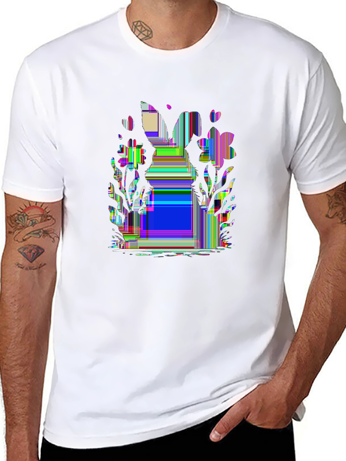 Holiday Spirit Tee – Easter bunny eggs