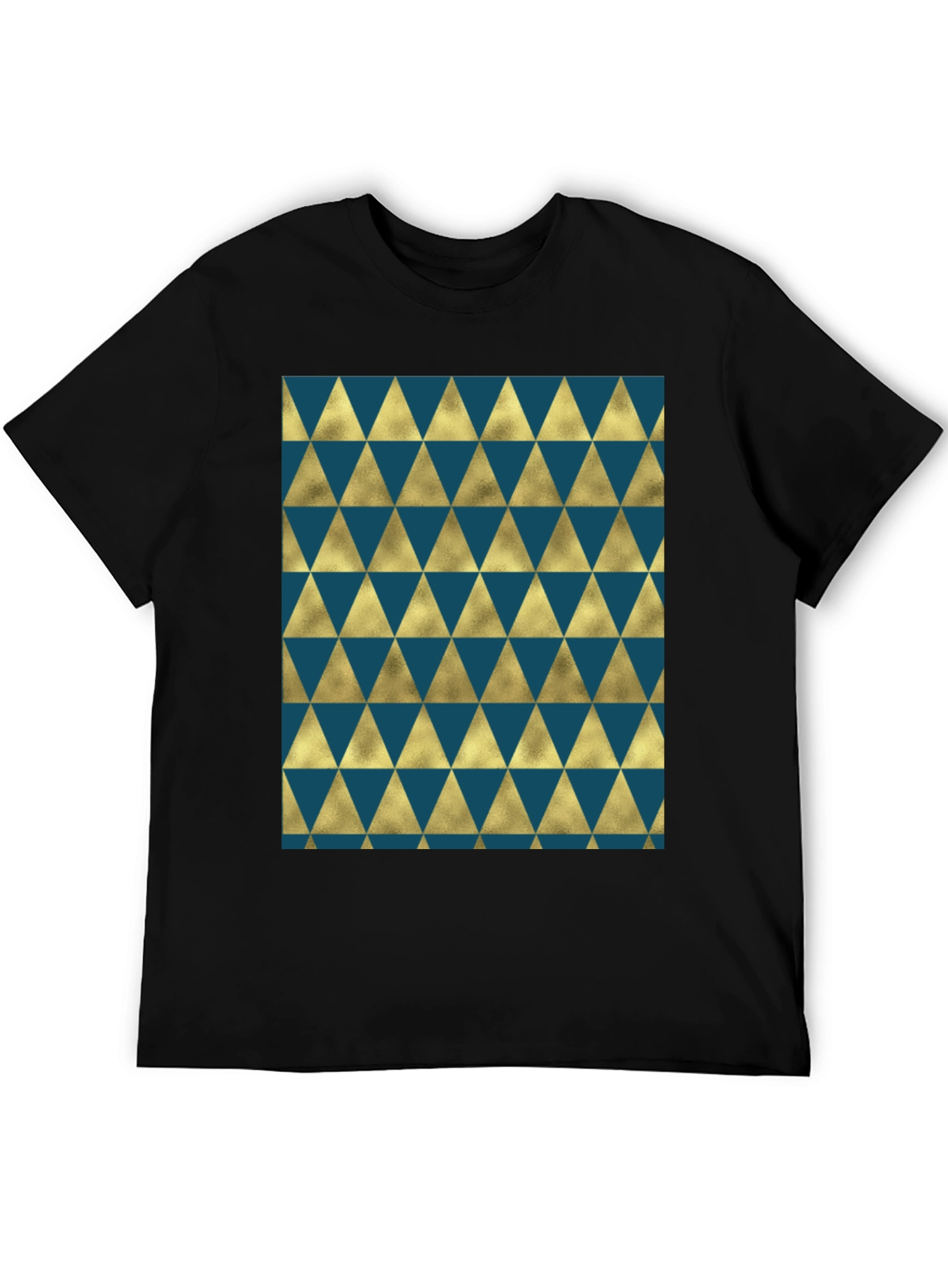 Geometric Triangle Pattern T-Shirt