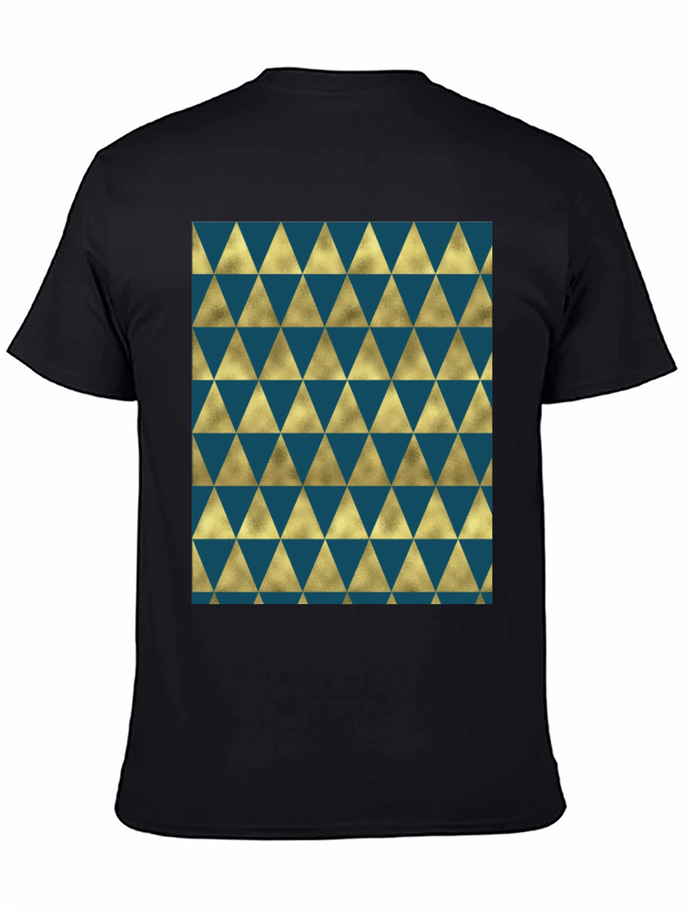 Geometric Triangle Pattern T-Shirt