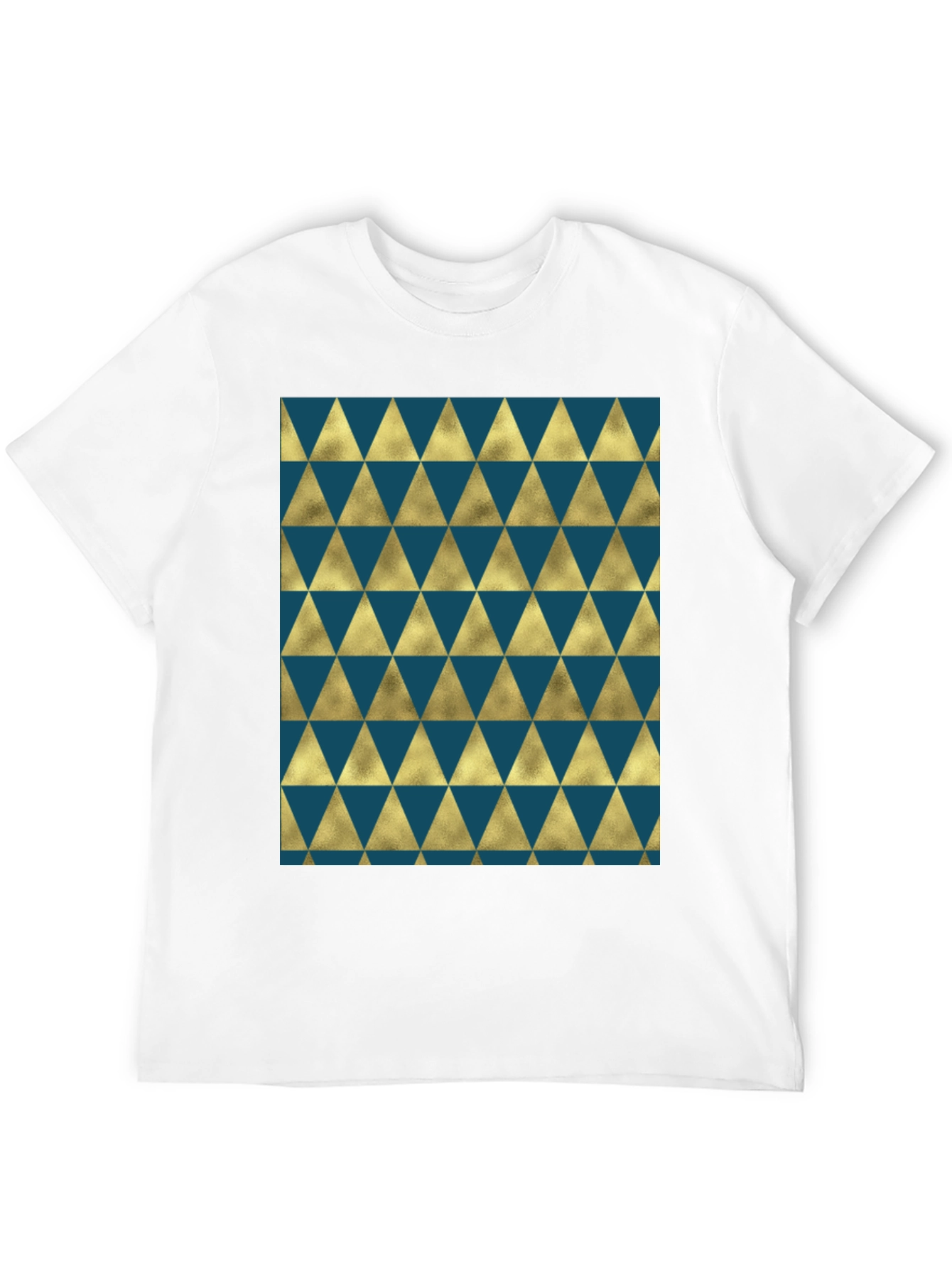 Geometric Triangle Pattern T-Shirt