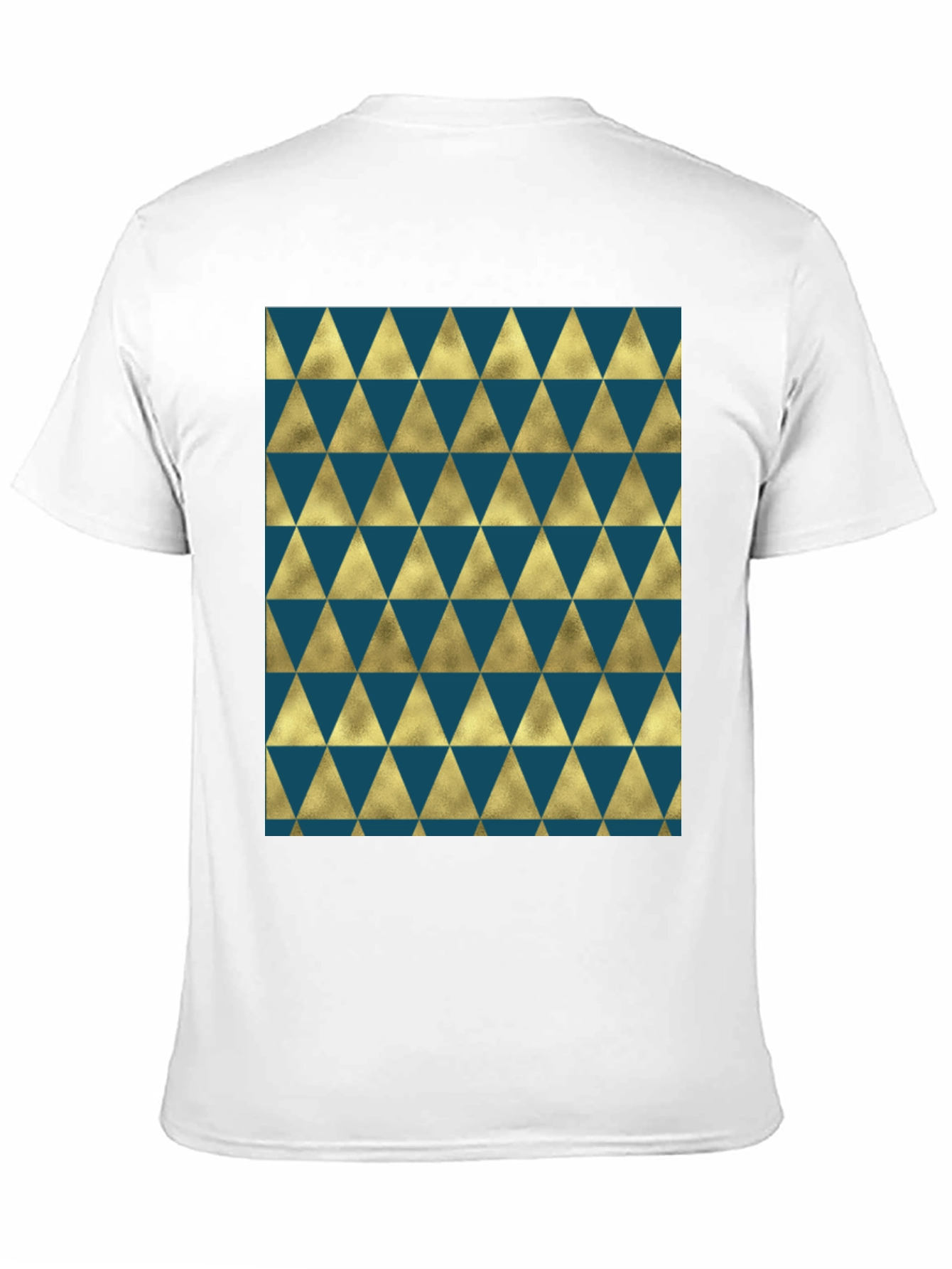 Geometric Triangle Pattern T-Shirt