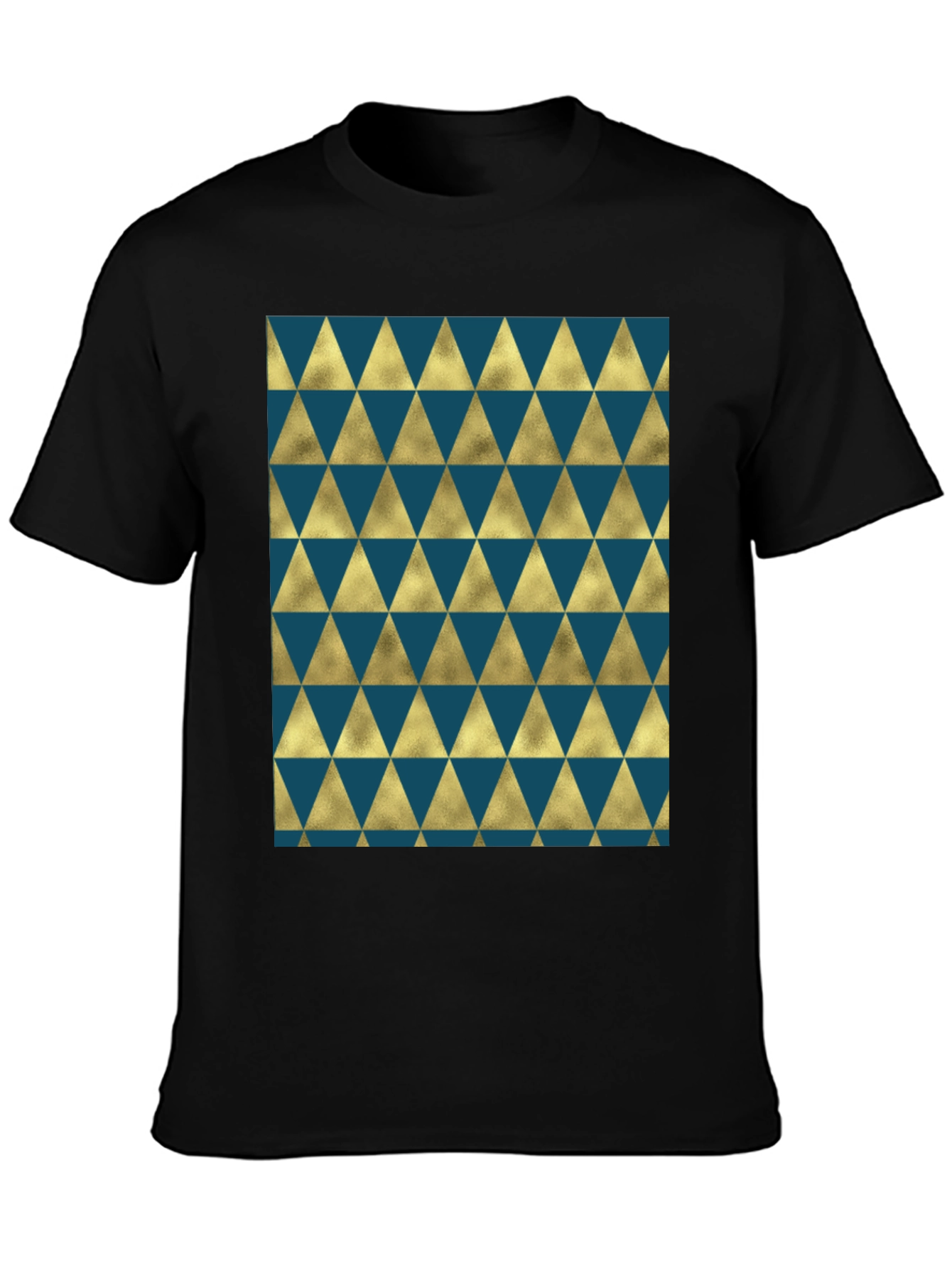 Geometric Triangle Pattern T-Shirt