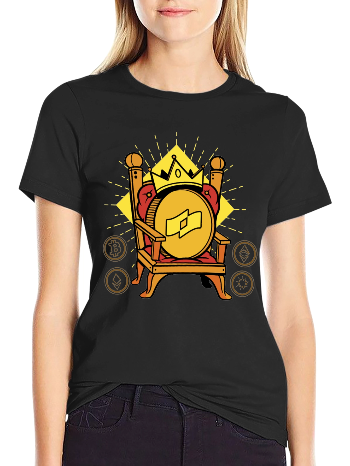 Crypto King T-Shirt - Binance Throne Tee