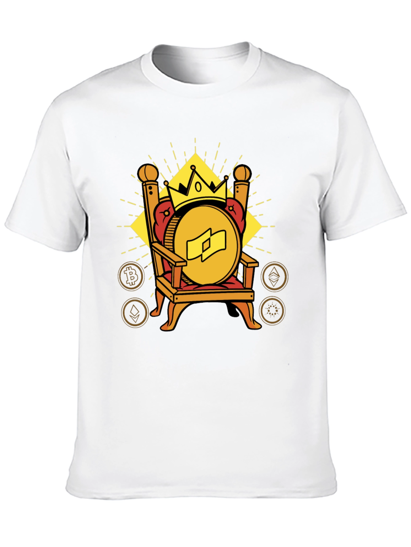 Crypto King T-Shirt - Binance Throne Tee