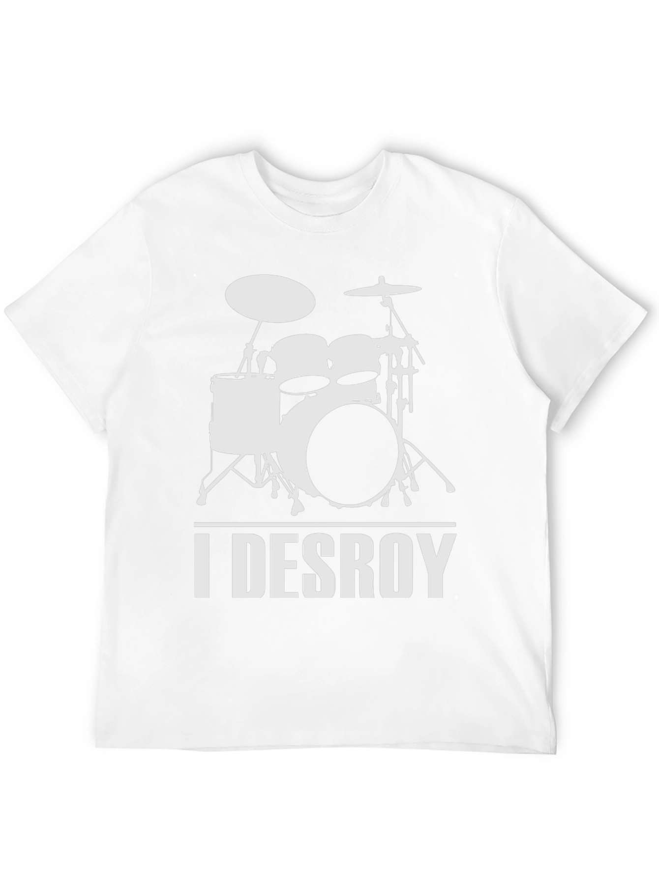 I DESROY Drummer T-Shirt - Rock Music Tee