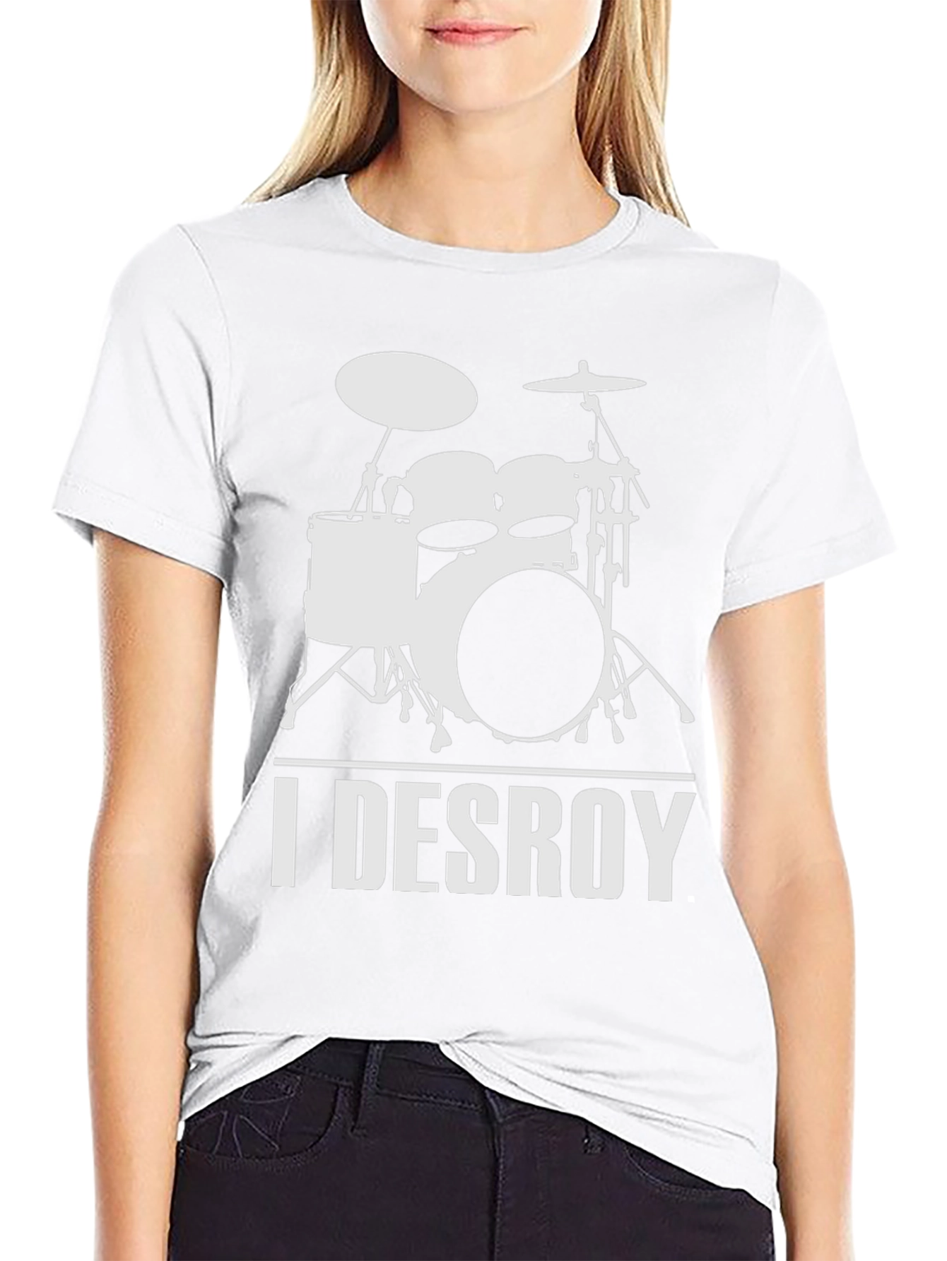 I DESROY Drummer T-Shirt - Rock Music Tee