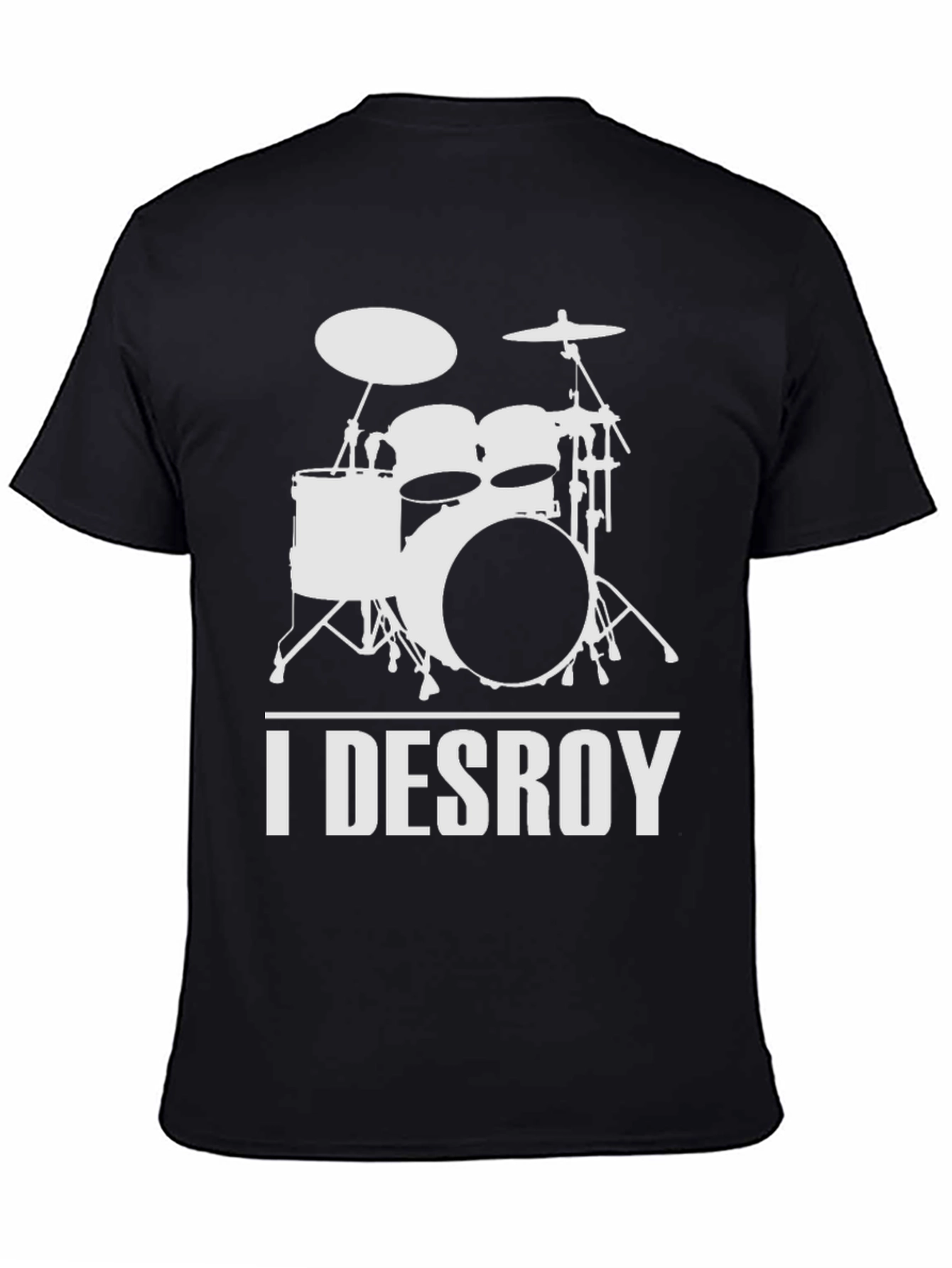 I DESROY Drummer T-Shirt - Rock Music Tee