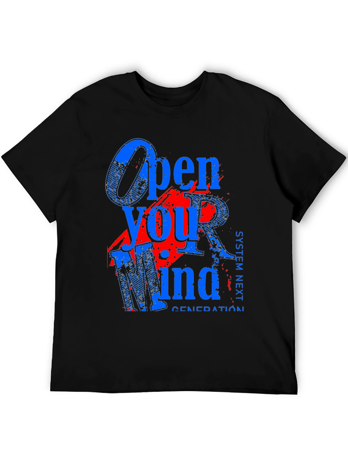 Open Your Mind Graphic Tee - Black