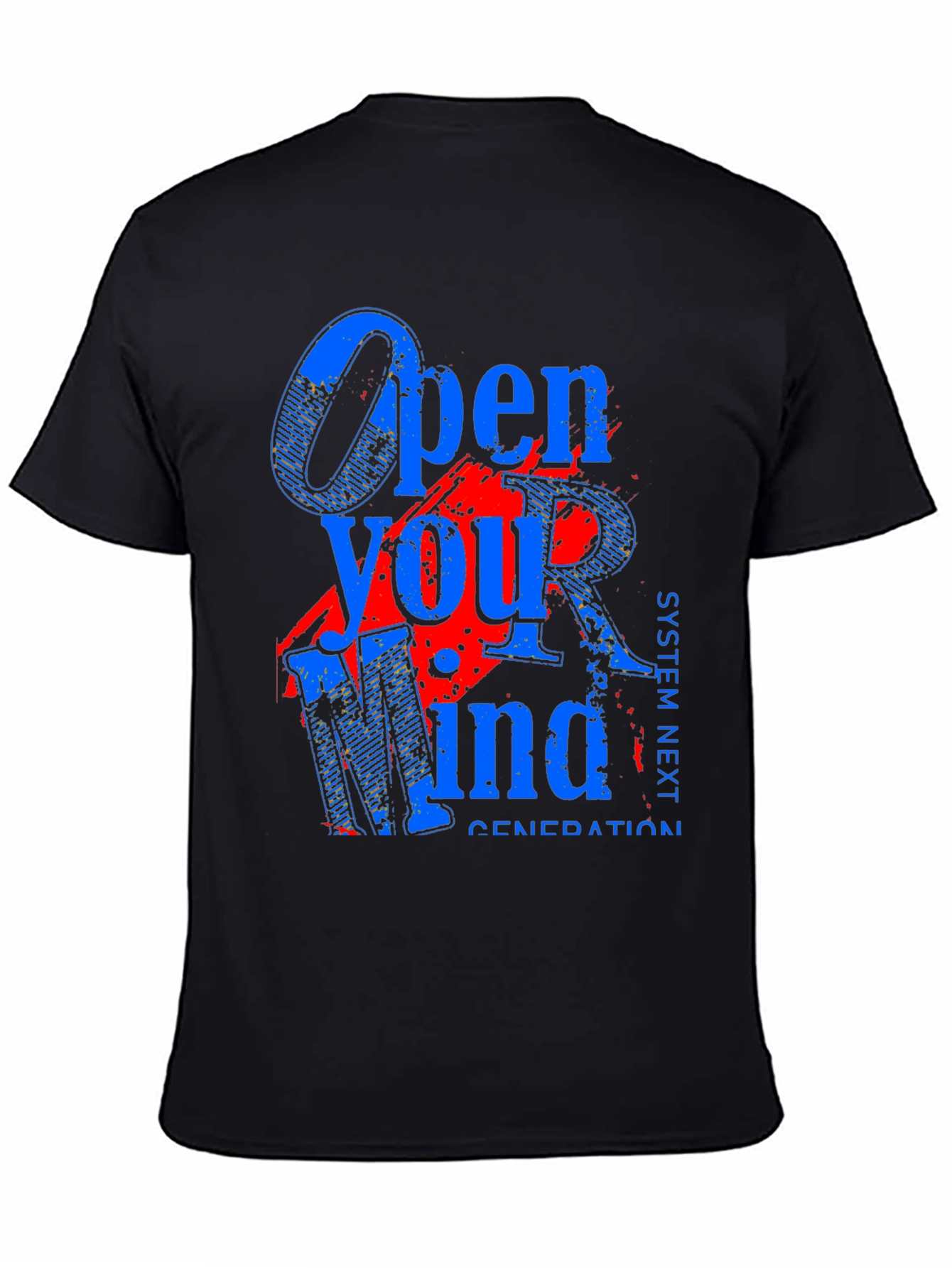 Open Your Mind Graphic Tee - Black