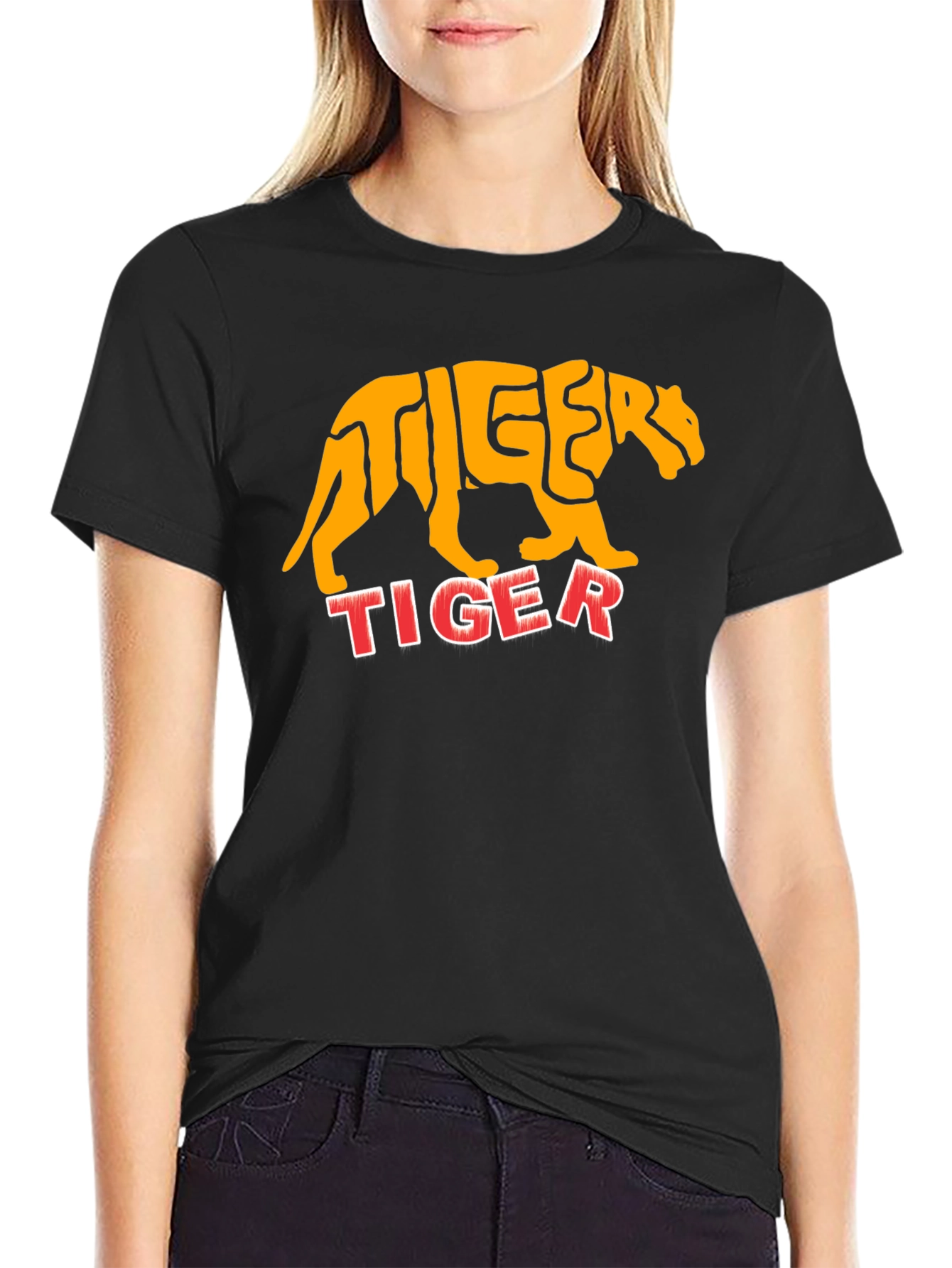 Tiger Graphic Tee - Bold Animal Print T-Shirt
