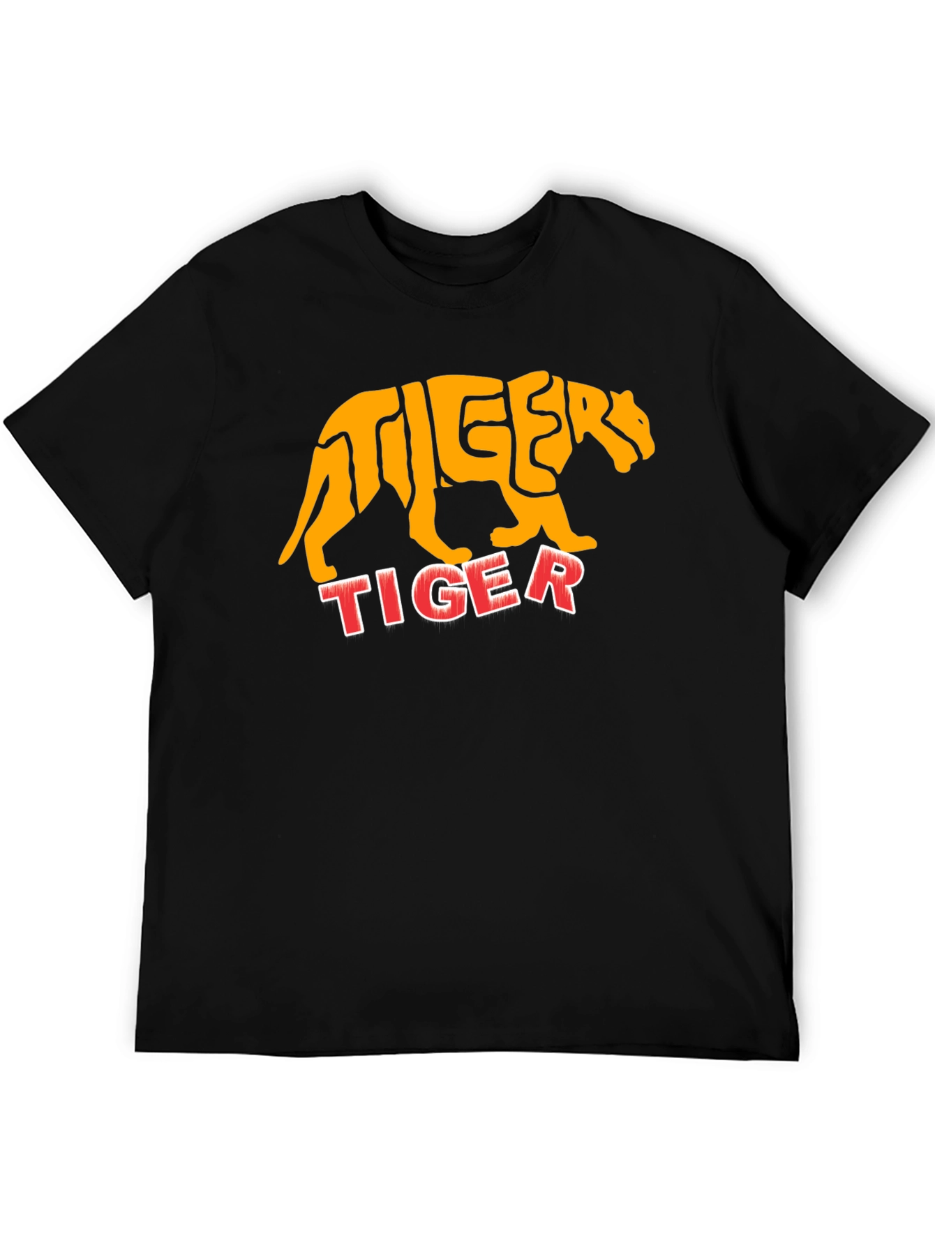 Tiger Graphic Tee - Bold Animal Print T-Shirt