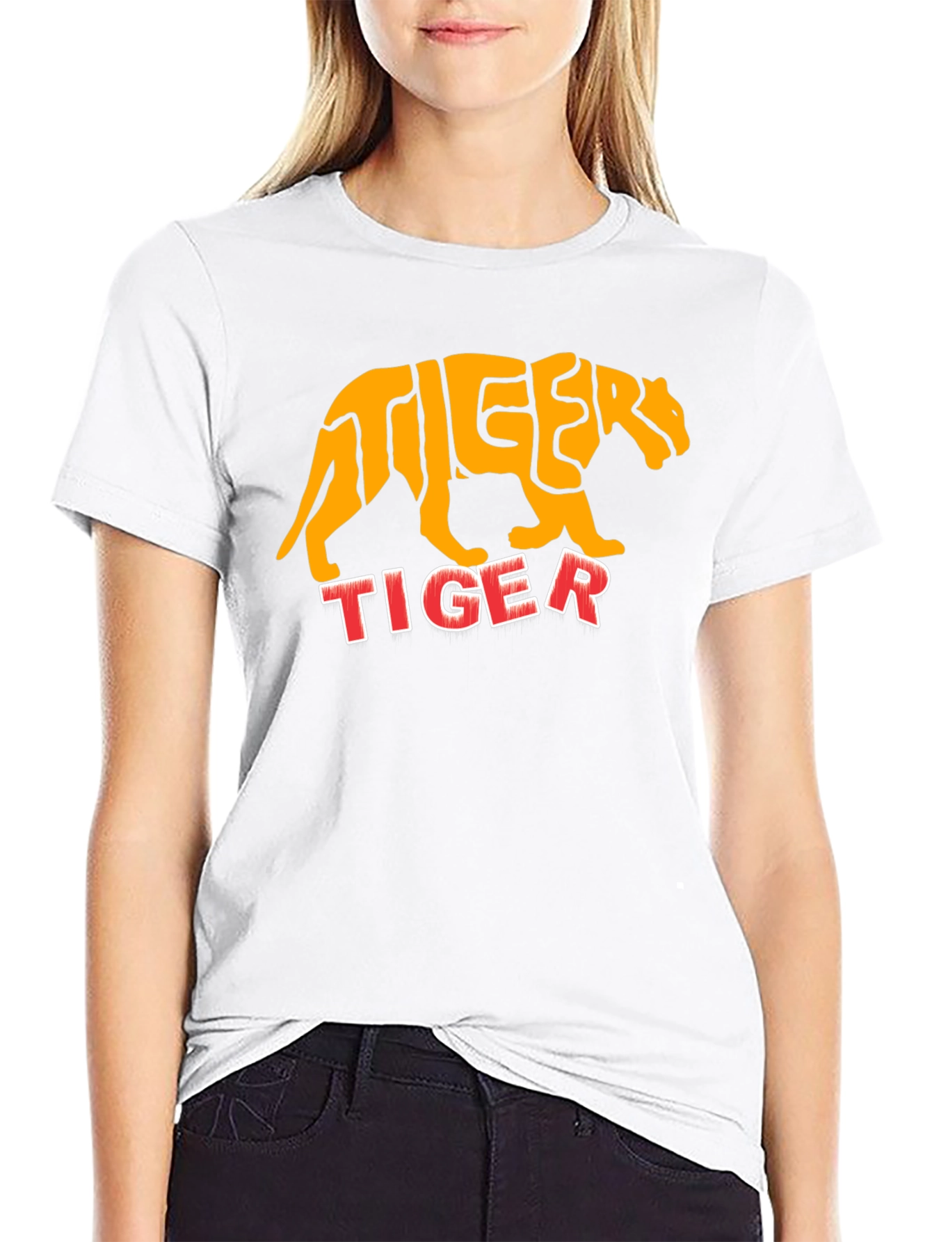 Tiger Graphic Tee - Bold Animal Print T-Shirt