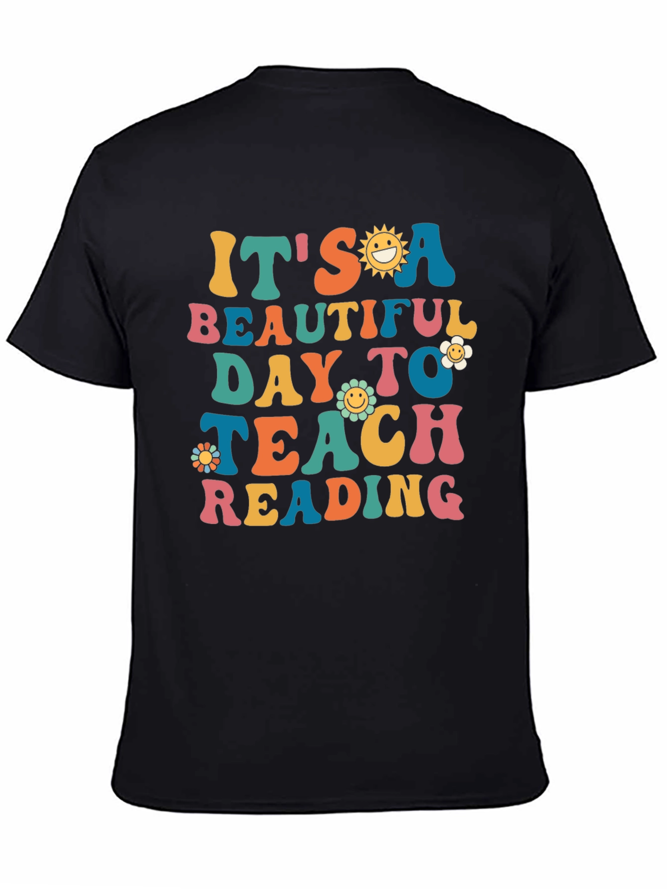 Teacher Reading Retro Graphic T-Shirt
