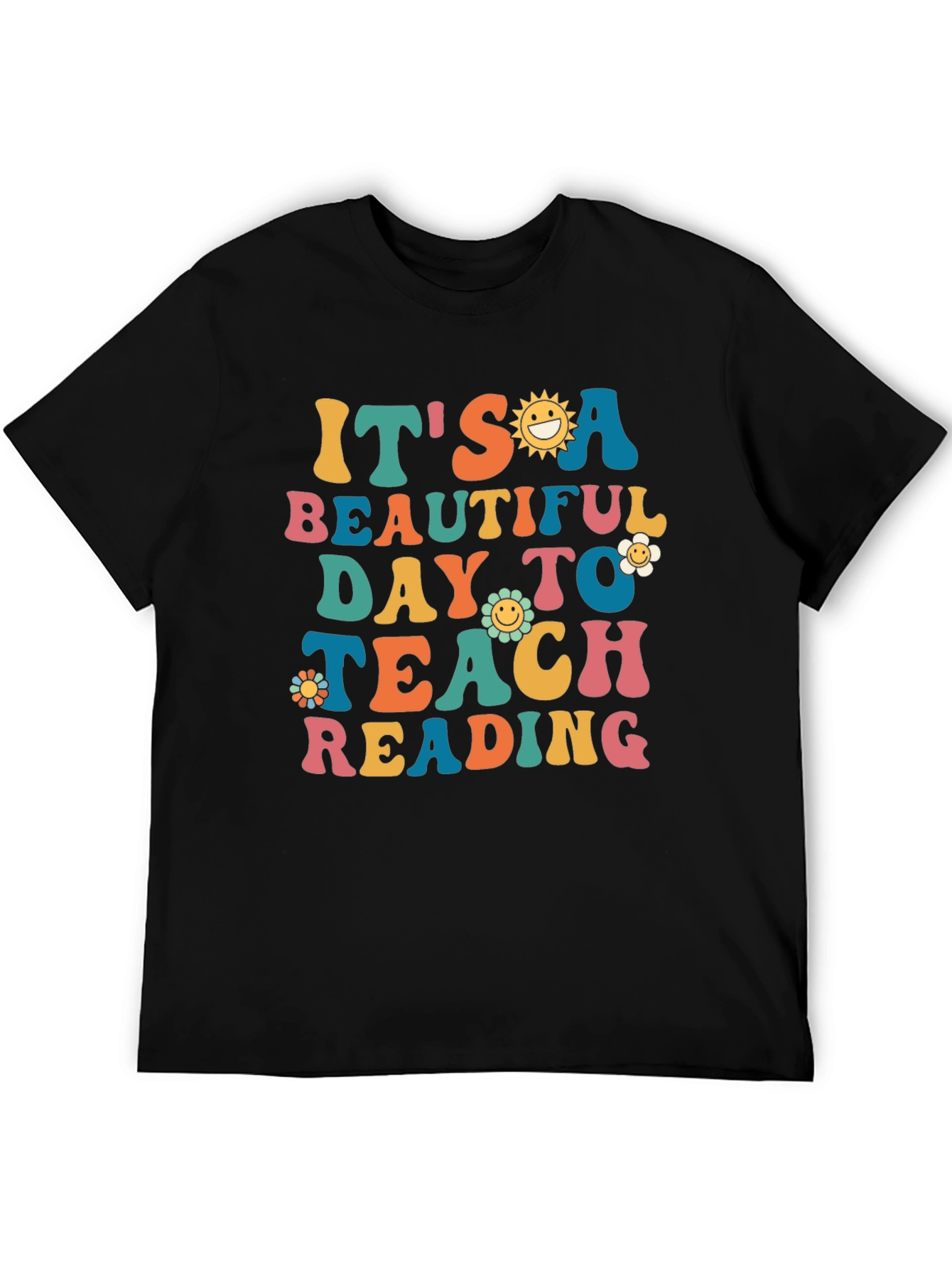 Teacher Reading Retro Graphic T-Shirt