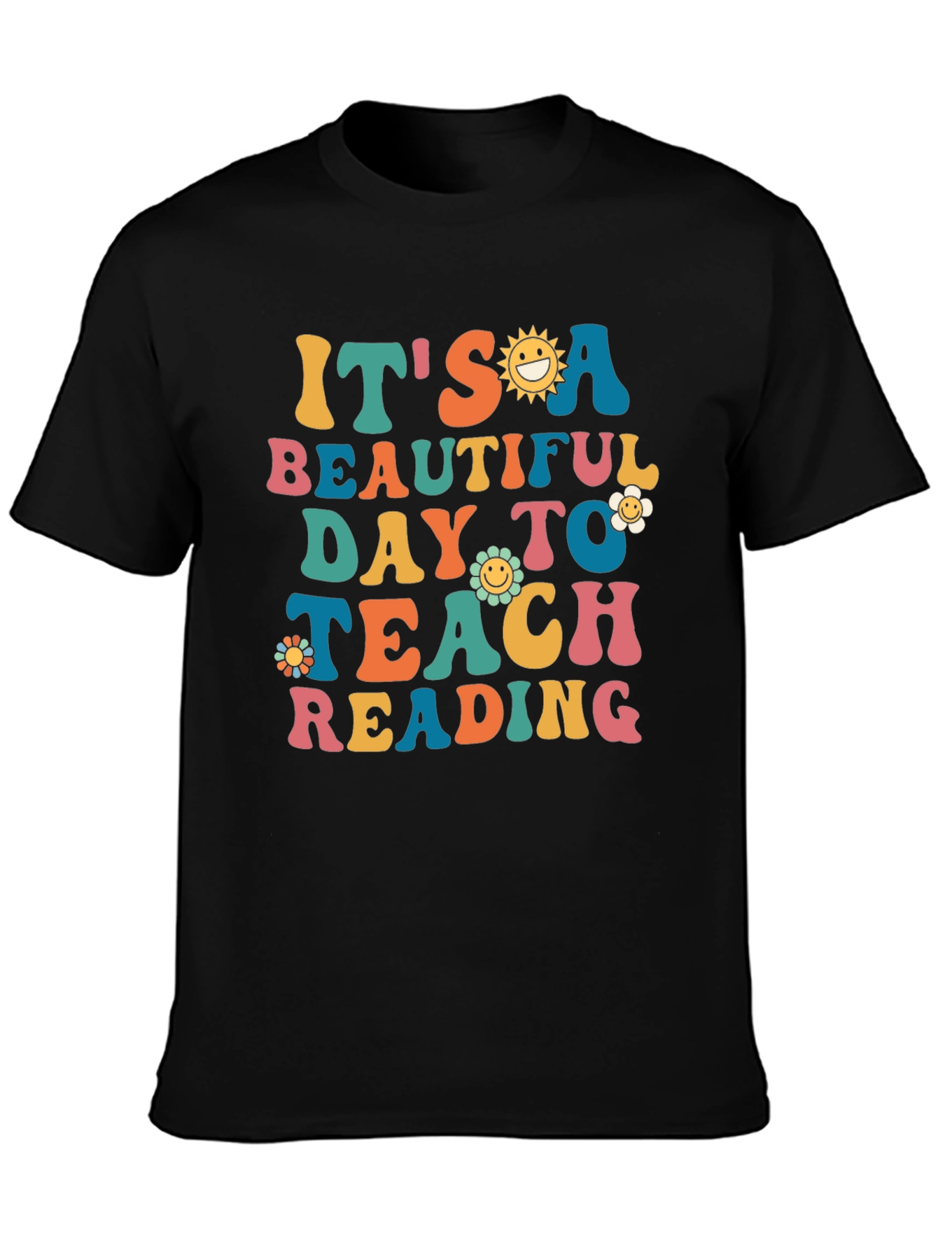 Teacher Reading Retro Graphic T-Shirt