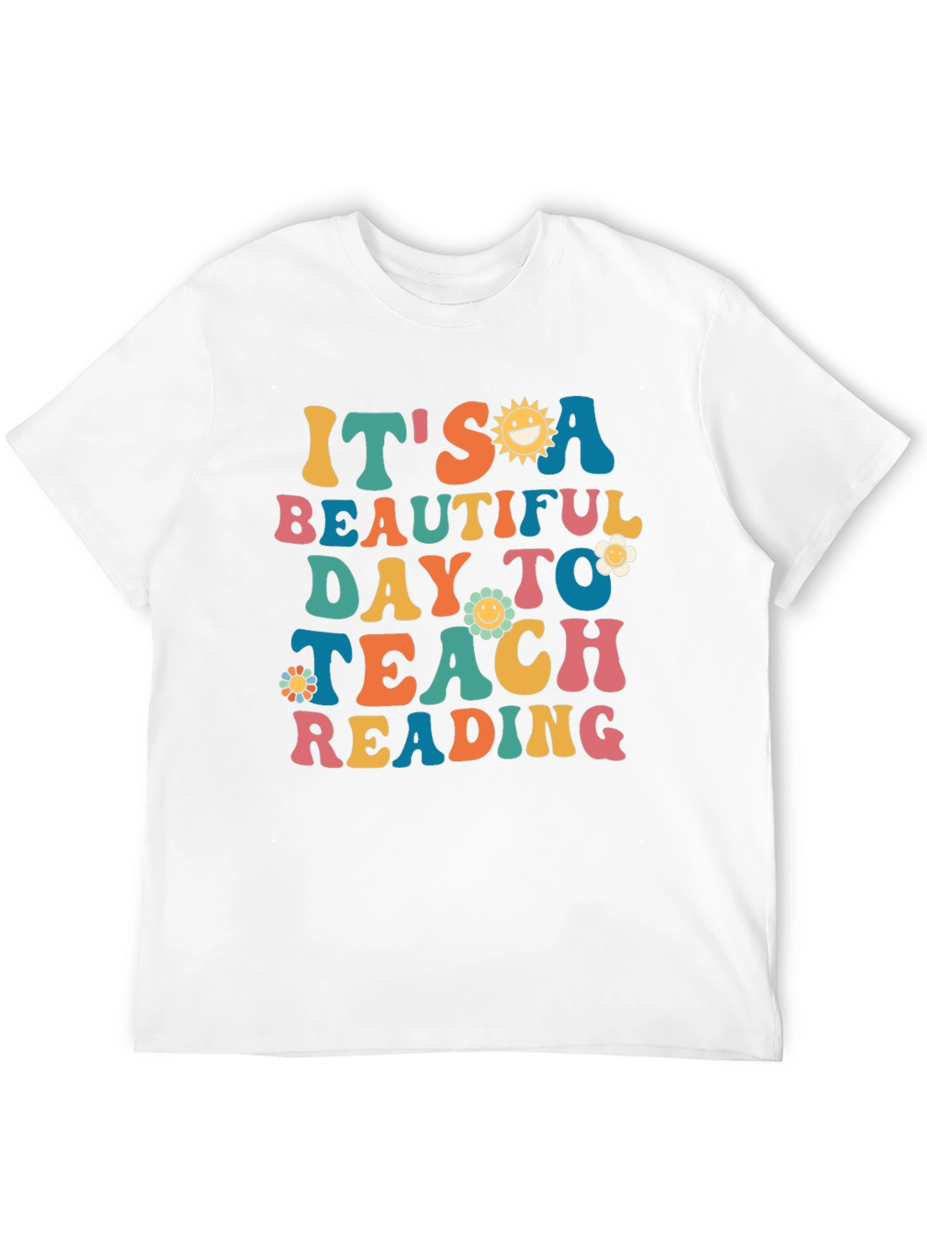 Teacher Reading Retro Graphic T-Shirt