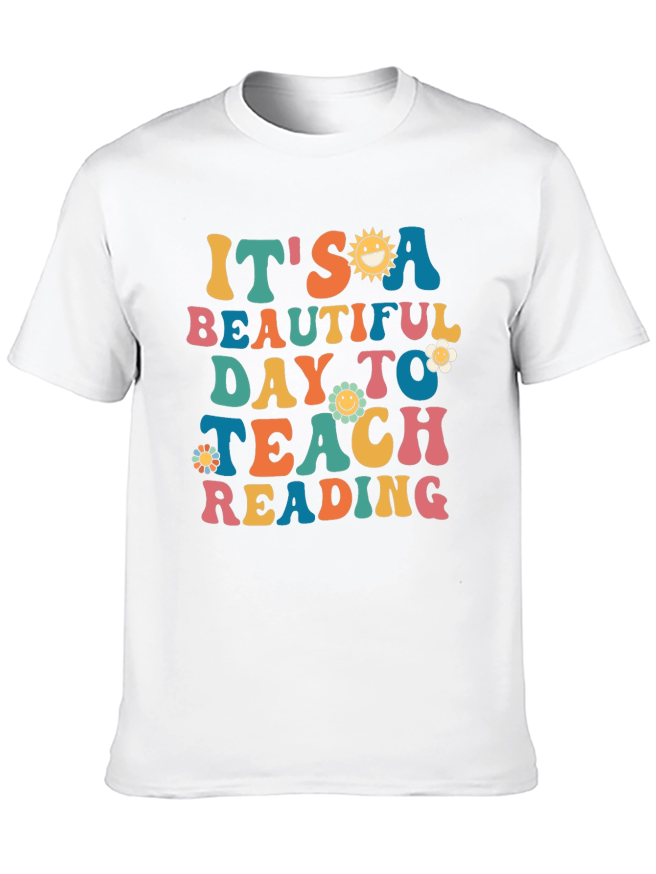 Teacher Reading Retro Graphic T-Shirt