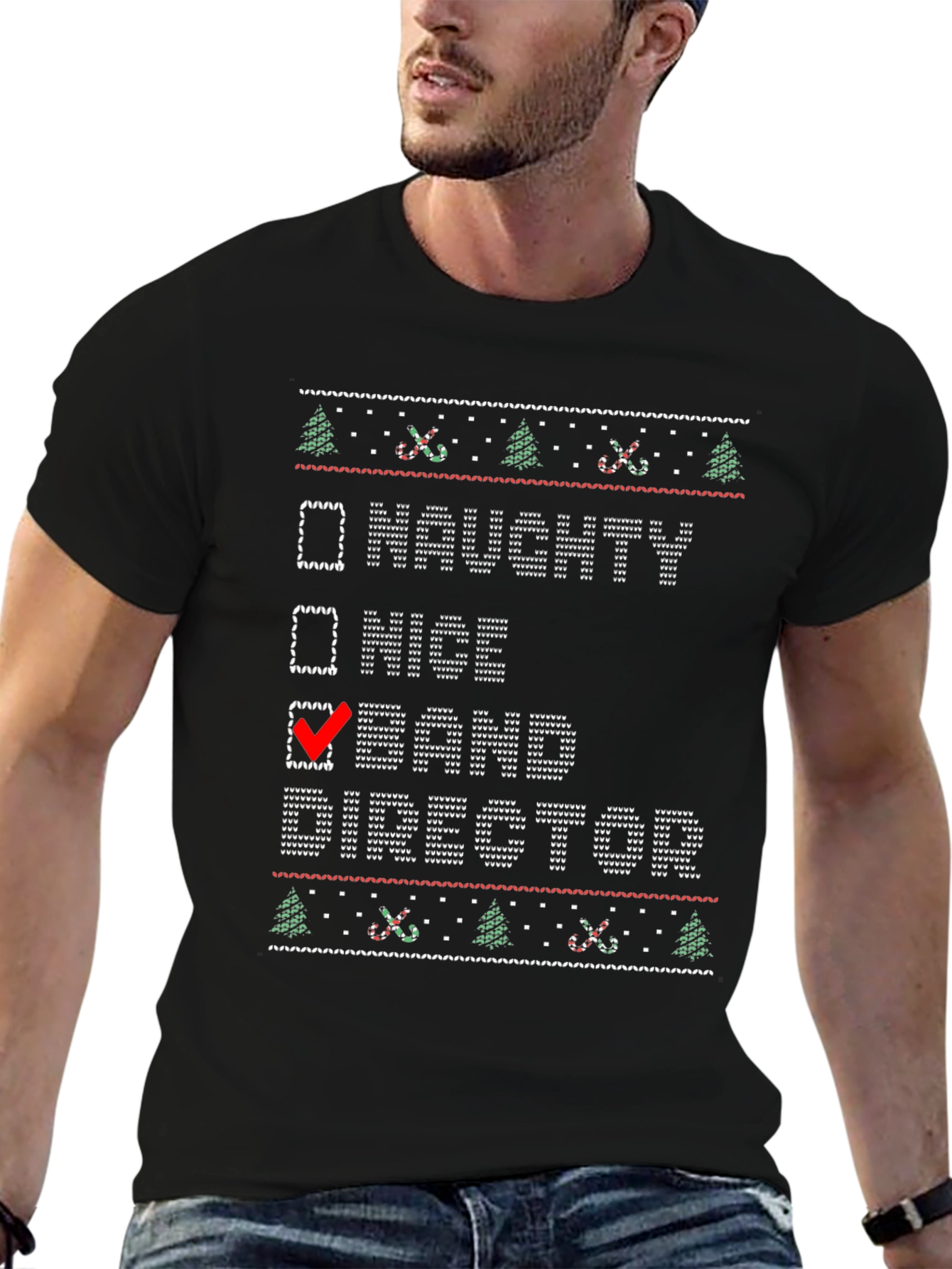 Band Director Ugly Christmas Sweater T-Shirt