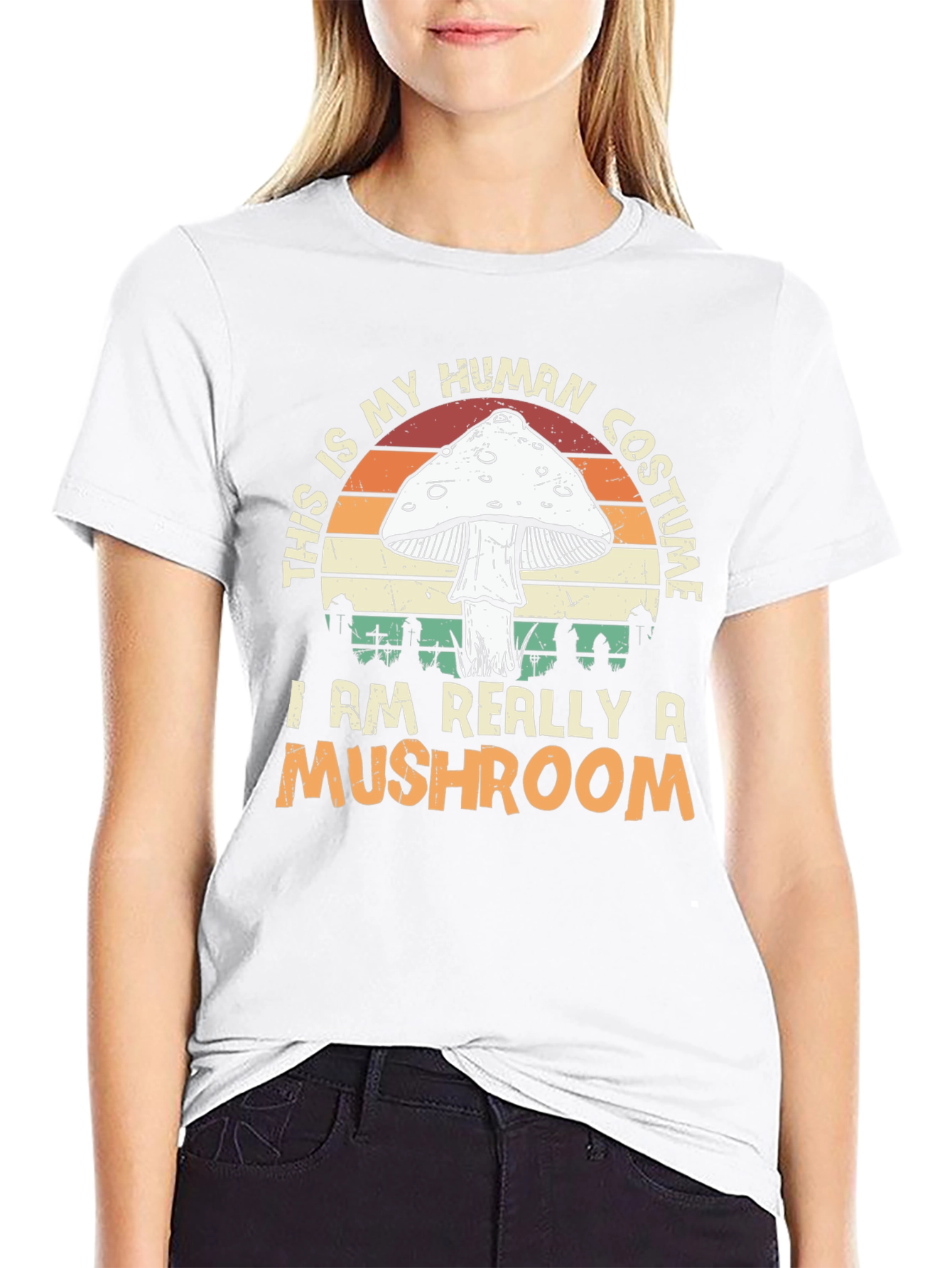 Mushroom Costume T-Shirt - Halloween Apparel