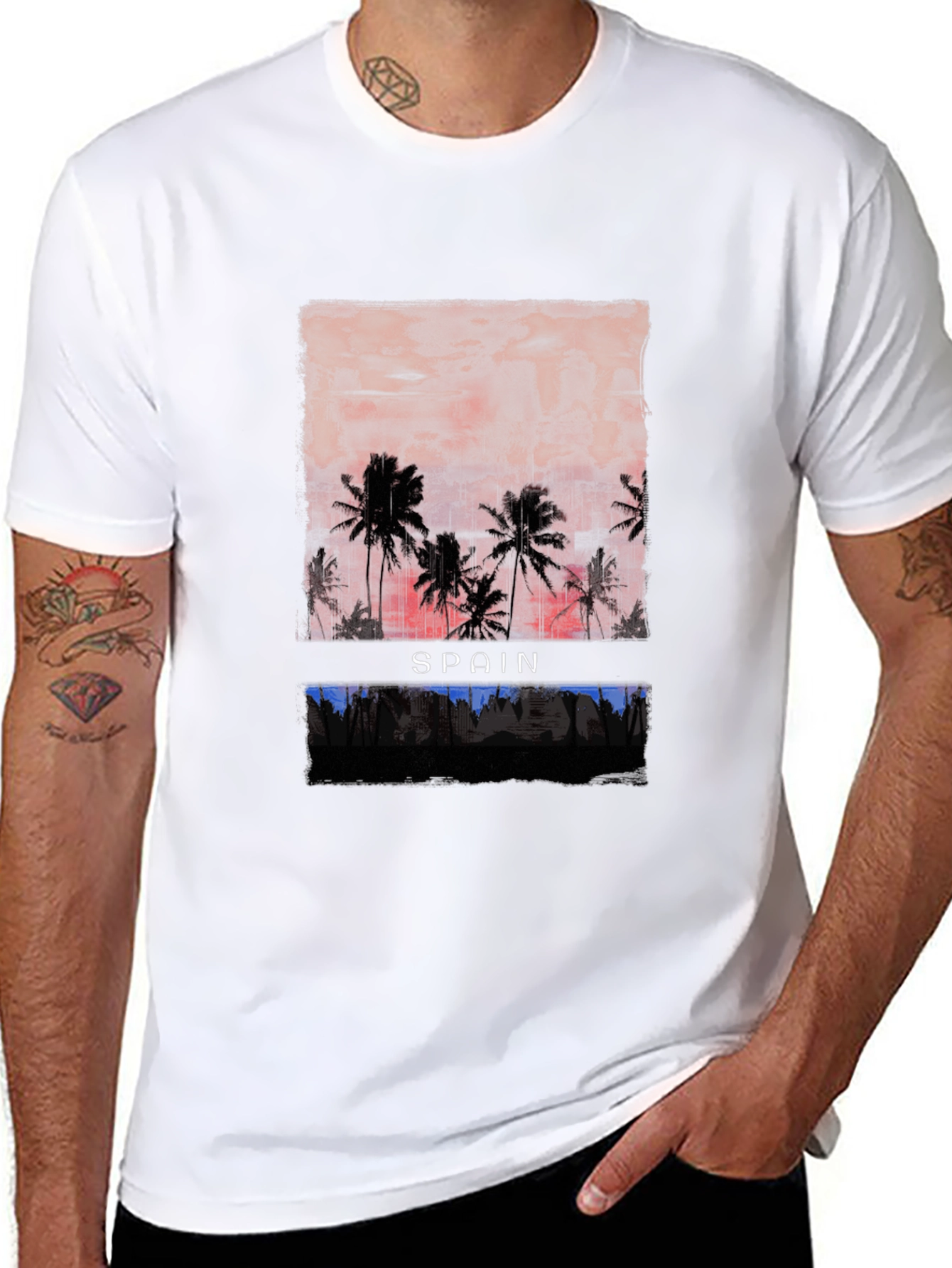 Spain Palm Tree T-Shirt