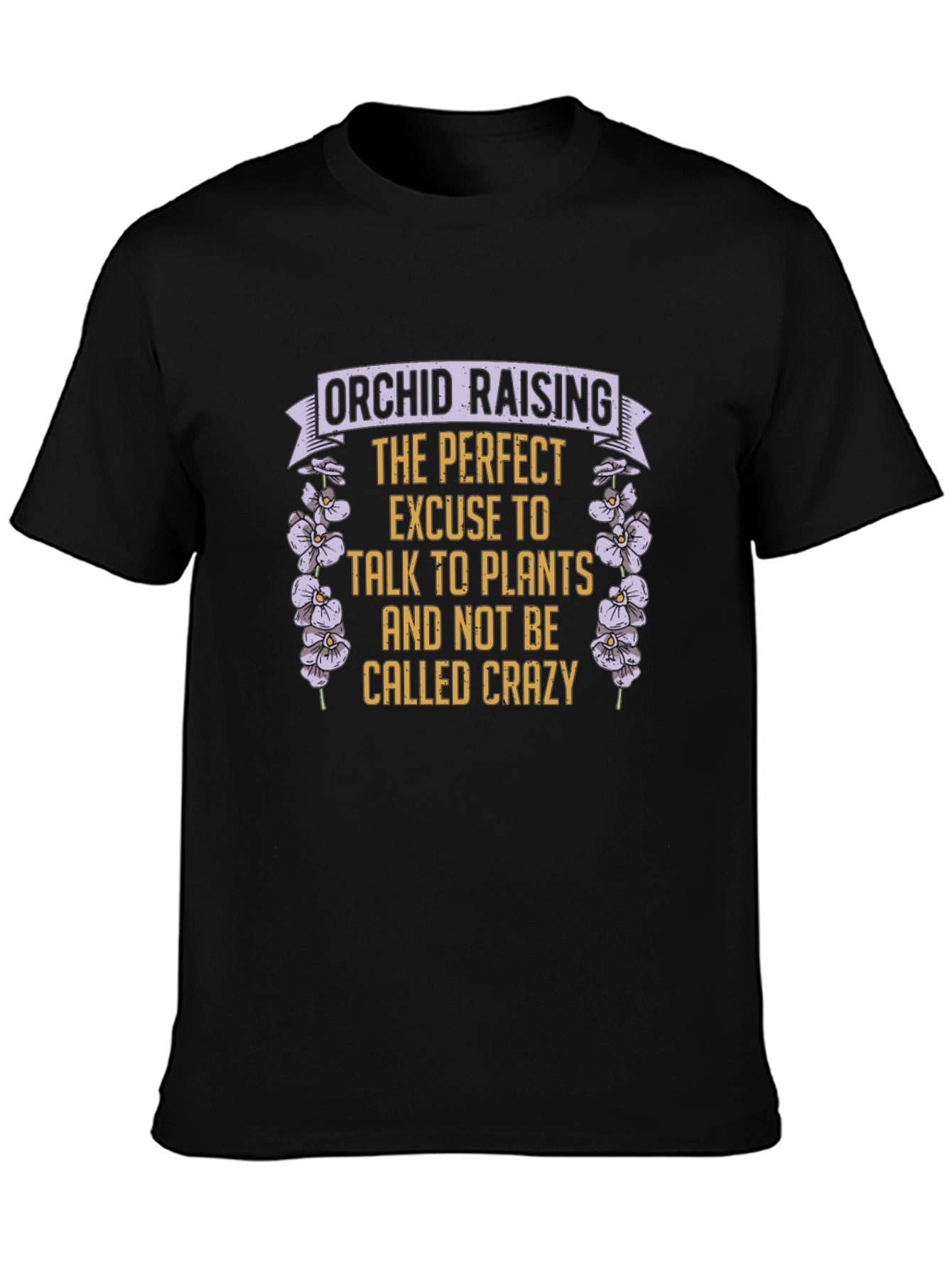 Orchid Raising Plant Lover Graphic Tee