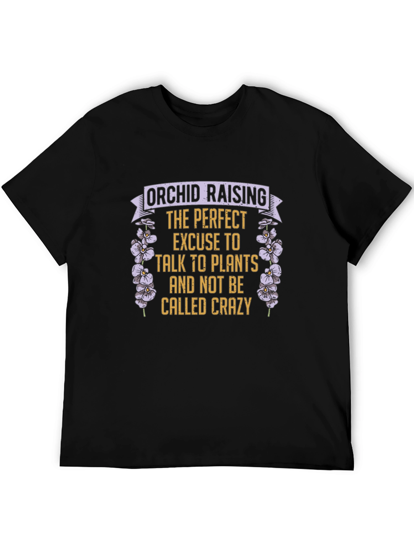 Orchid Raising Plant Lover Graphic Tee