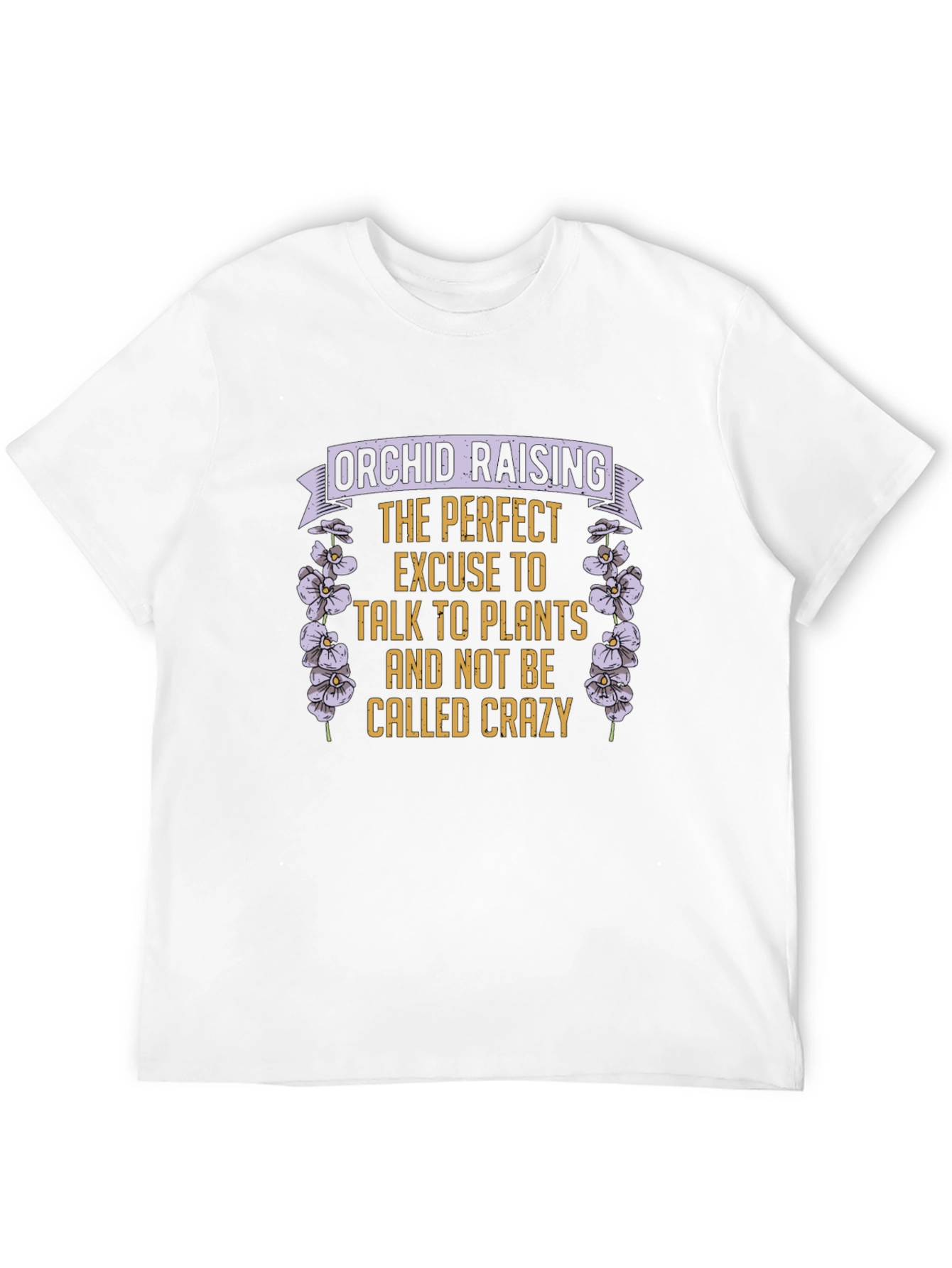 Orchid Raising Plant Lover Graphic Tee