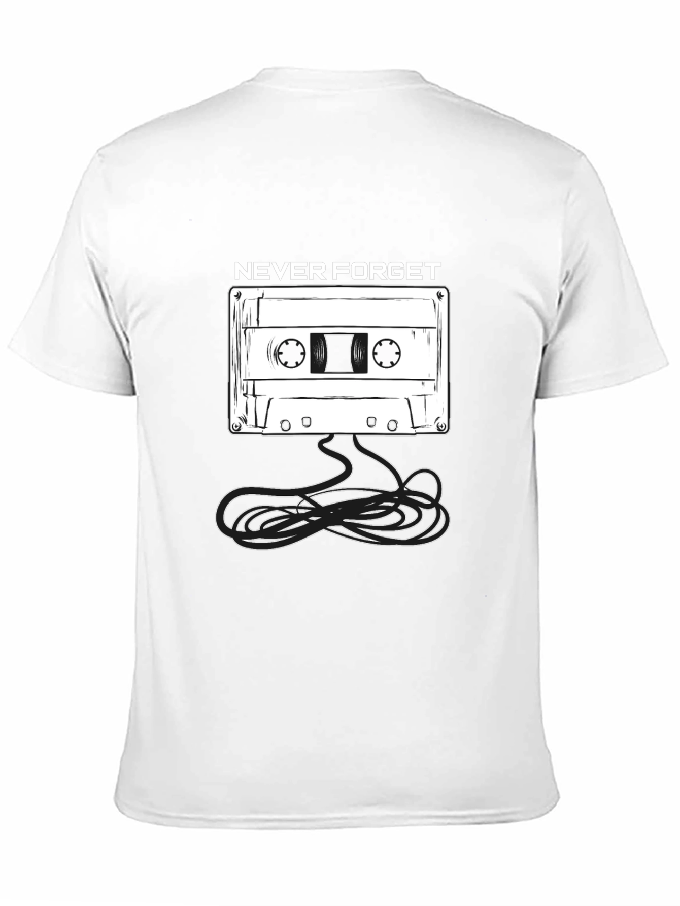 Retro Never Forget Cassette Tape T-Shirt