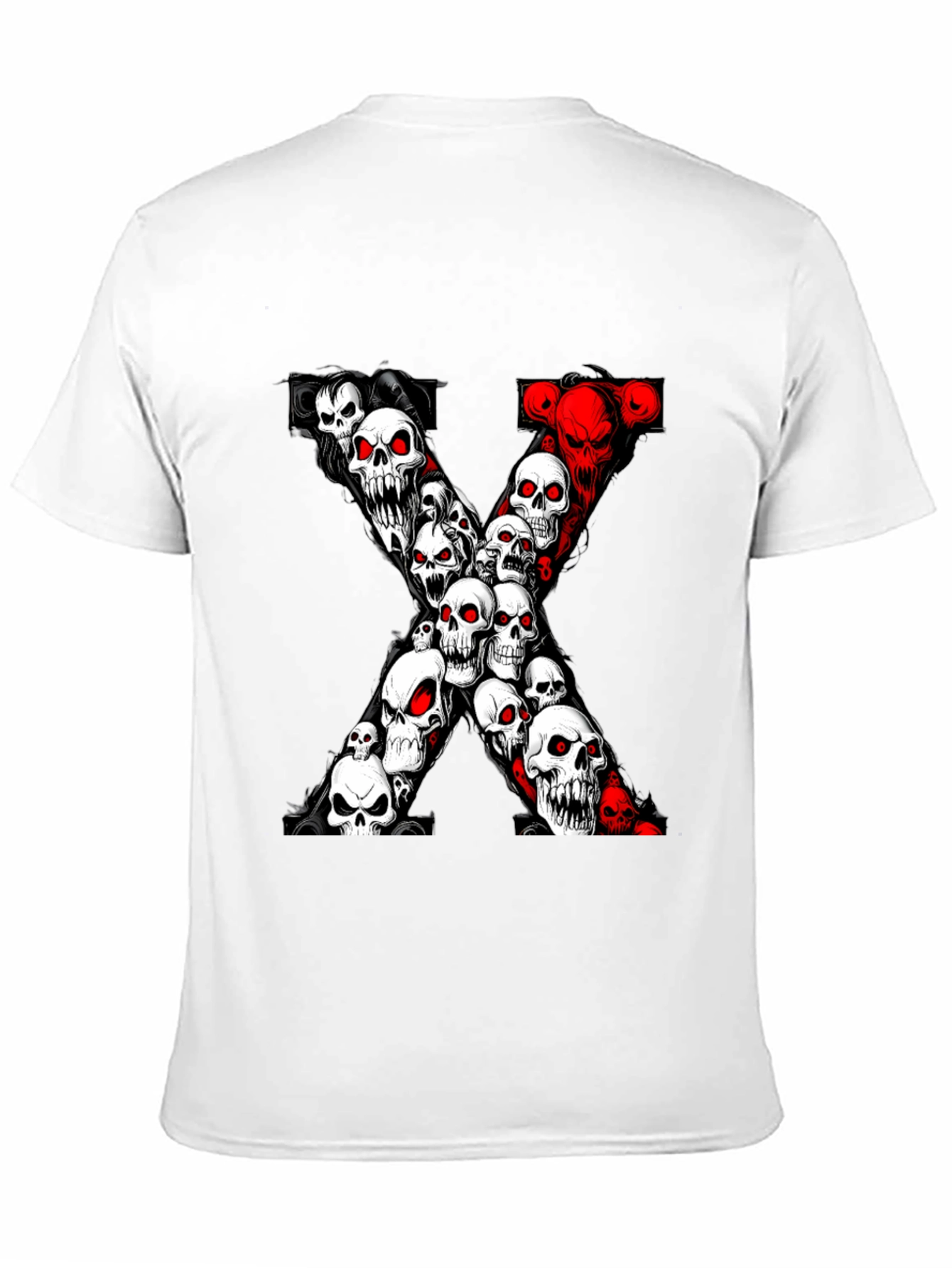 Skull X T-Shirt - Gothic Death Tee