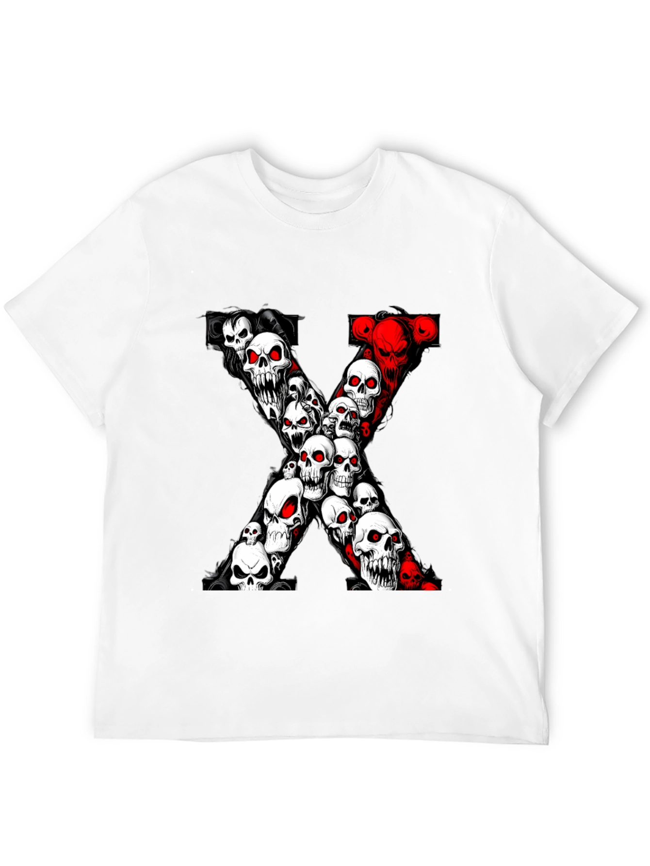 Skull X T-Shirt - Gothic Death Tee