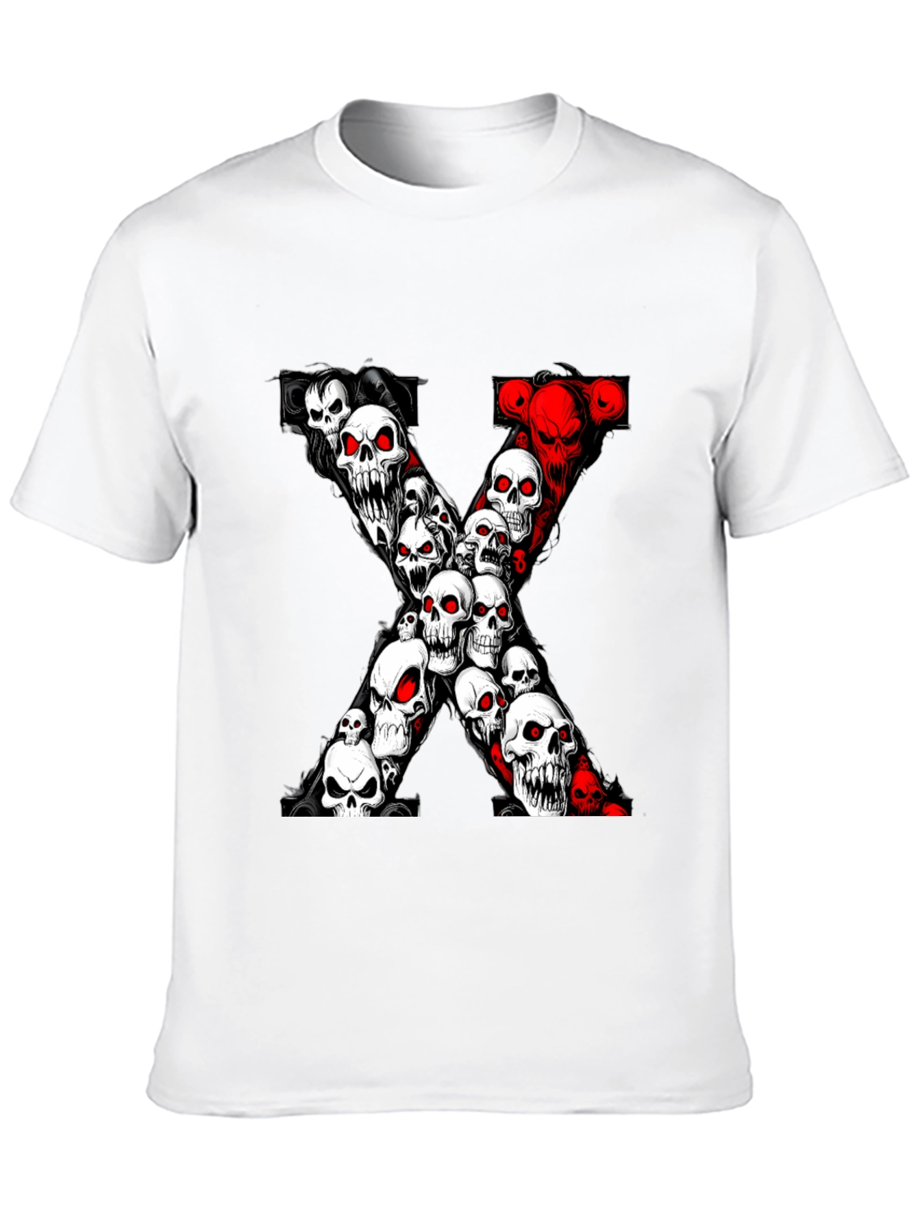 Skull X T-Shirt - Gothic Death Tee