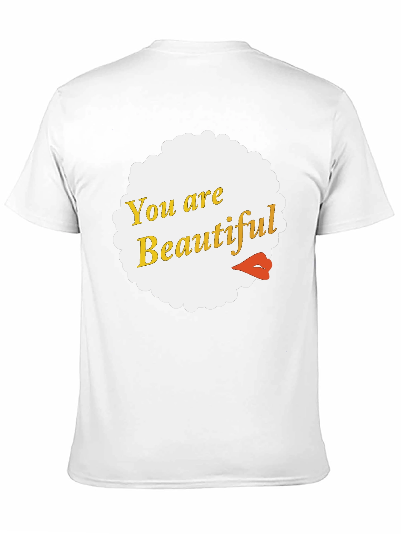 You Are Beautiful Graphic Tee - Black