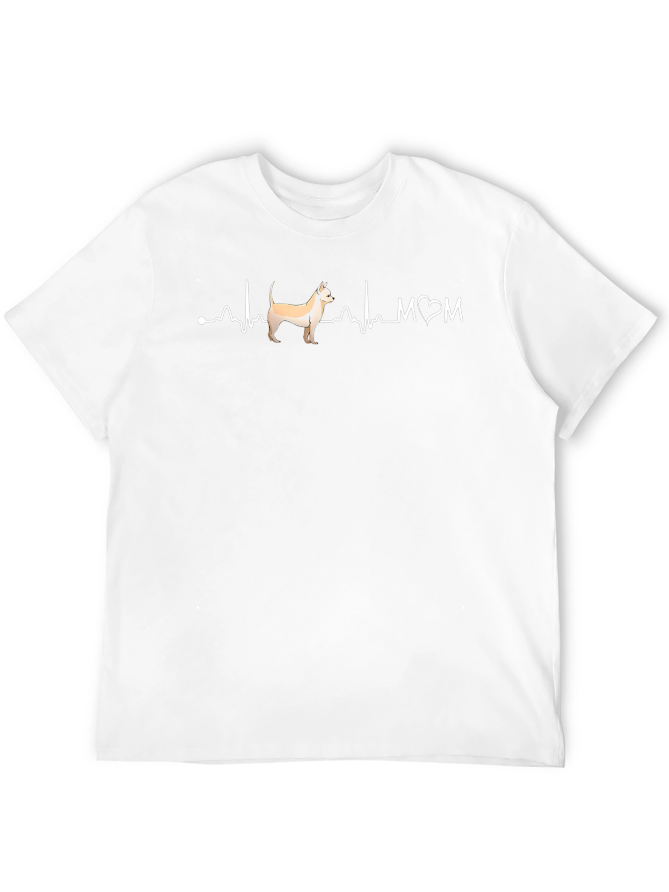 Chihuahua Mom Heartbeat T-Shirt