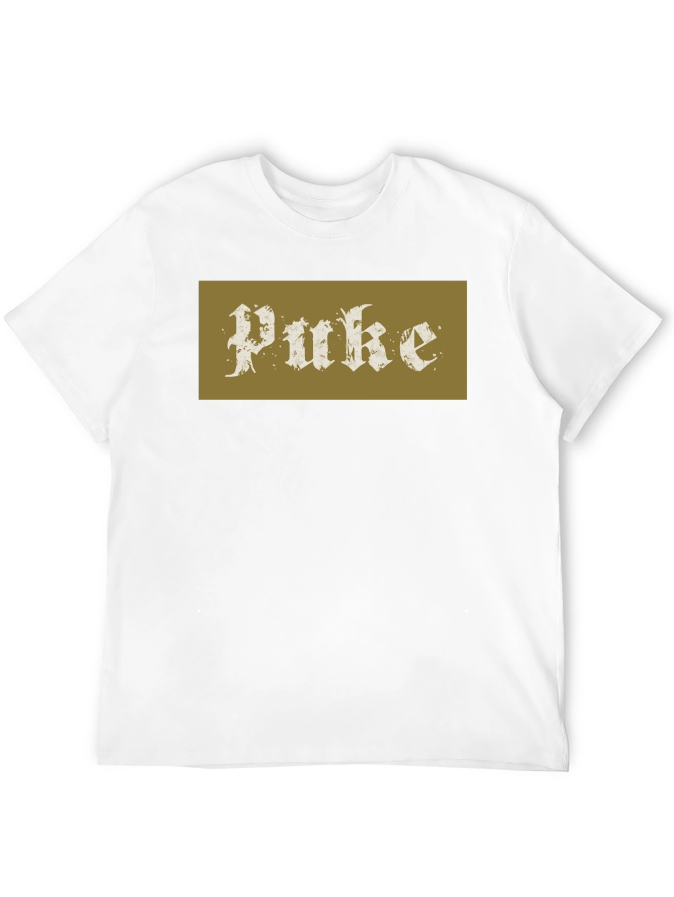 Puke Graphic Black Cotton Tee - Edgy Streetwear